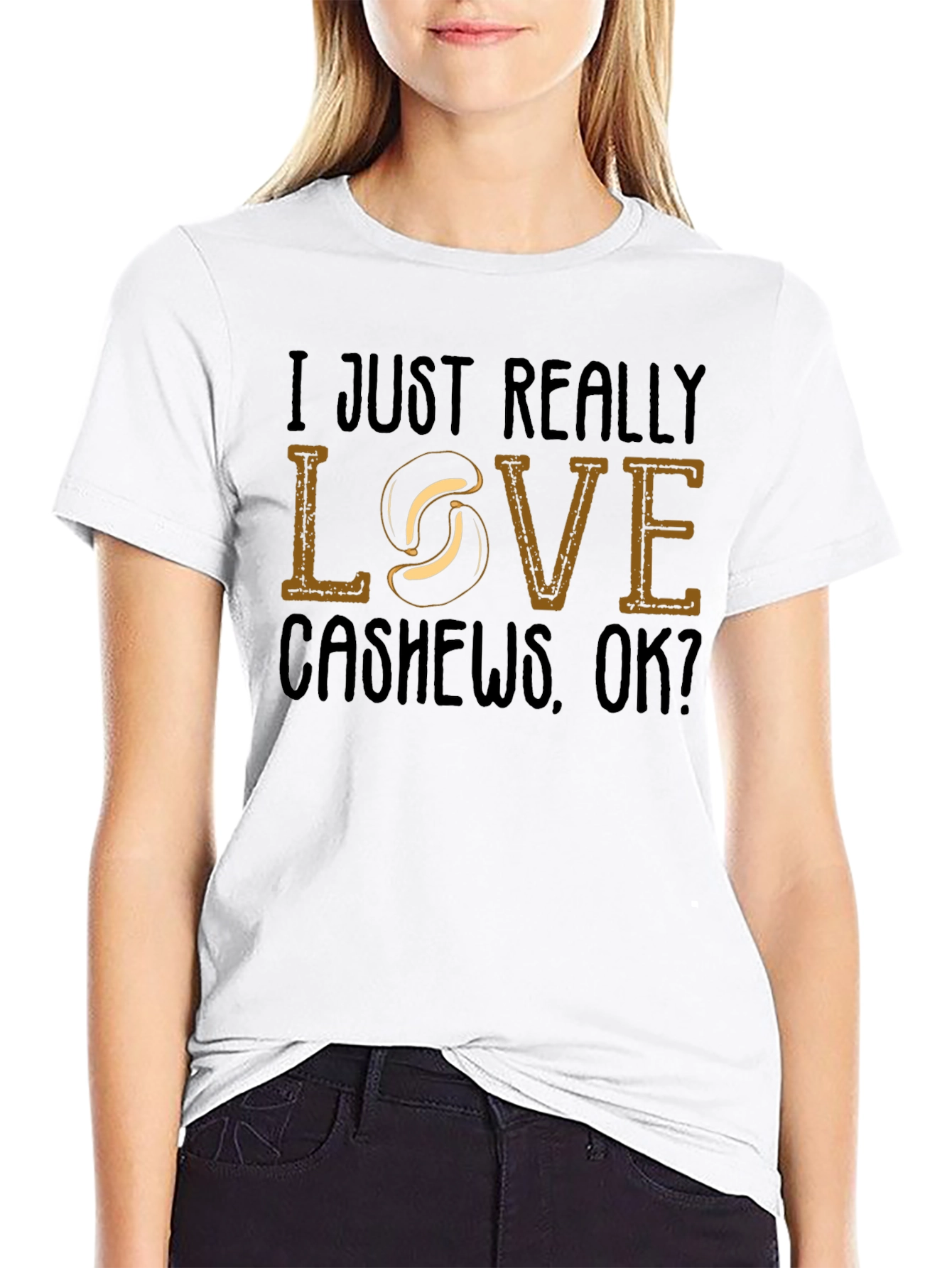 Cashew Lover T-Shirt - Funny Nutty Tee