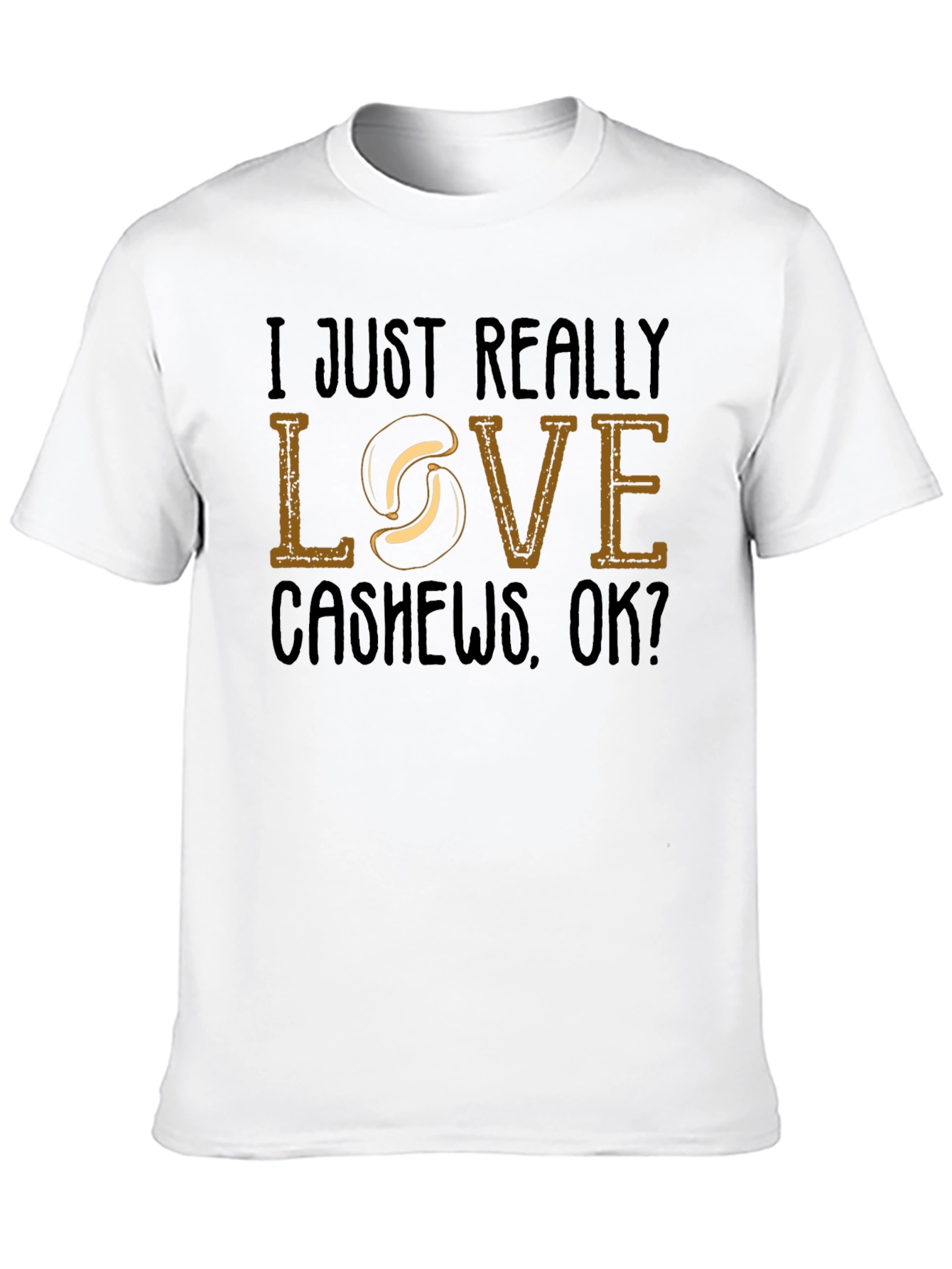 Cashew Lover T-Shirt - Funny Nutty Tee