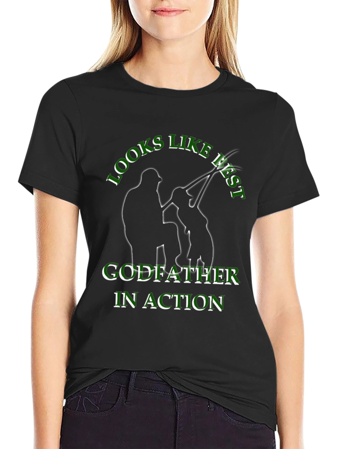 Godfather In Action Graphic T-Shirt