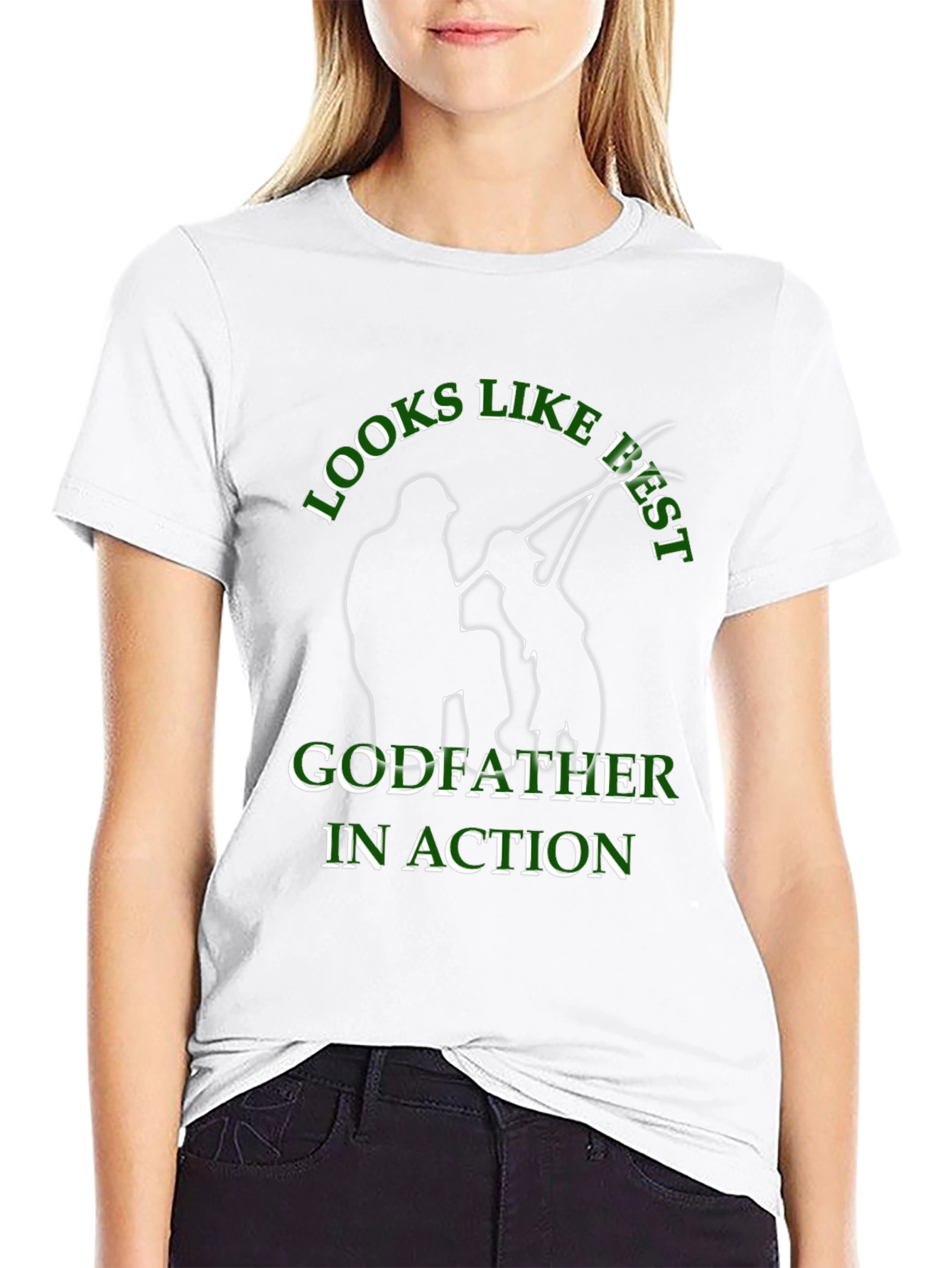 Godfather In Action Graphic T-Shirt