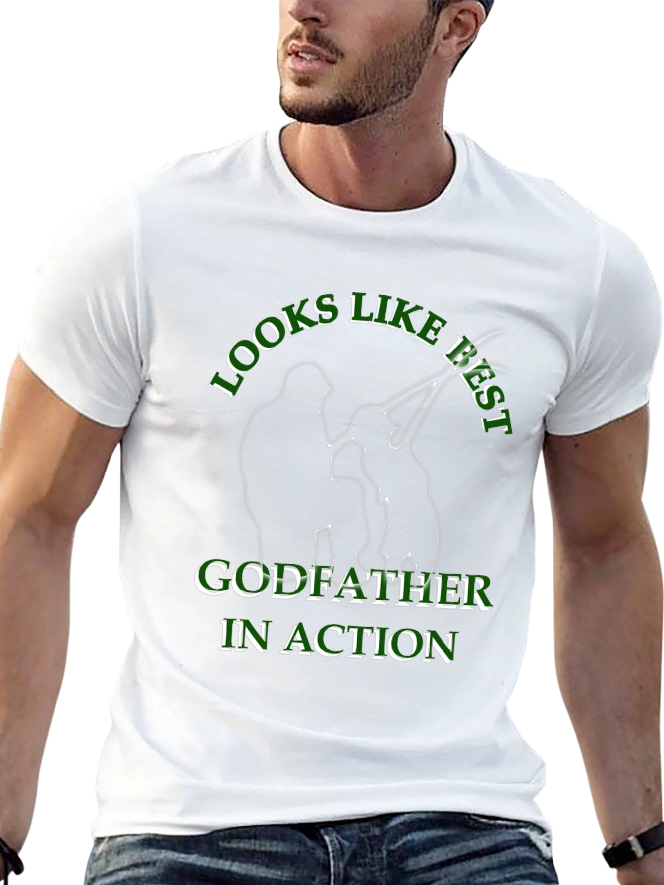Godfather In Action Graphic T-Shirt