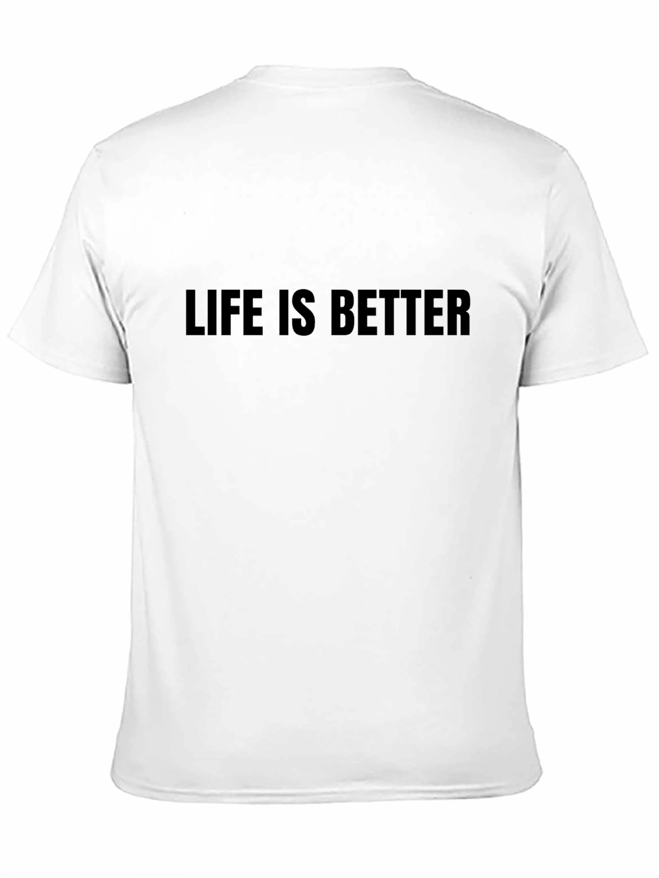 Life is Better - Mens Black Graphic Tee