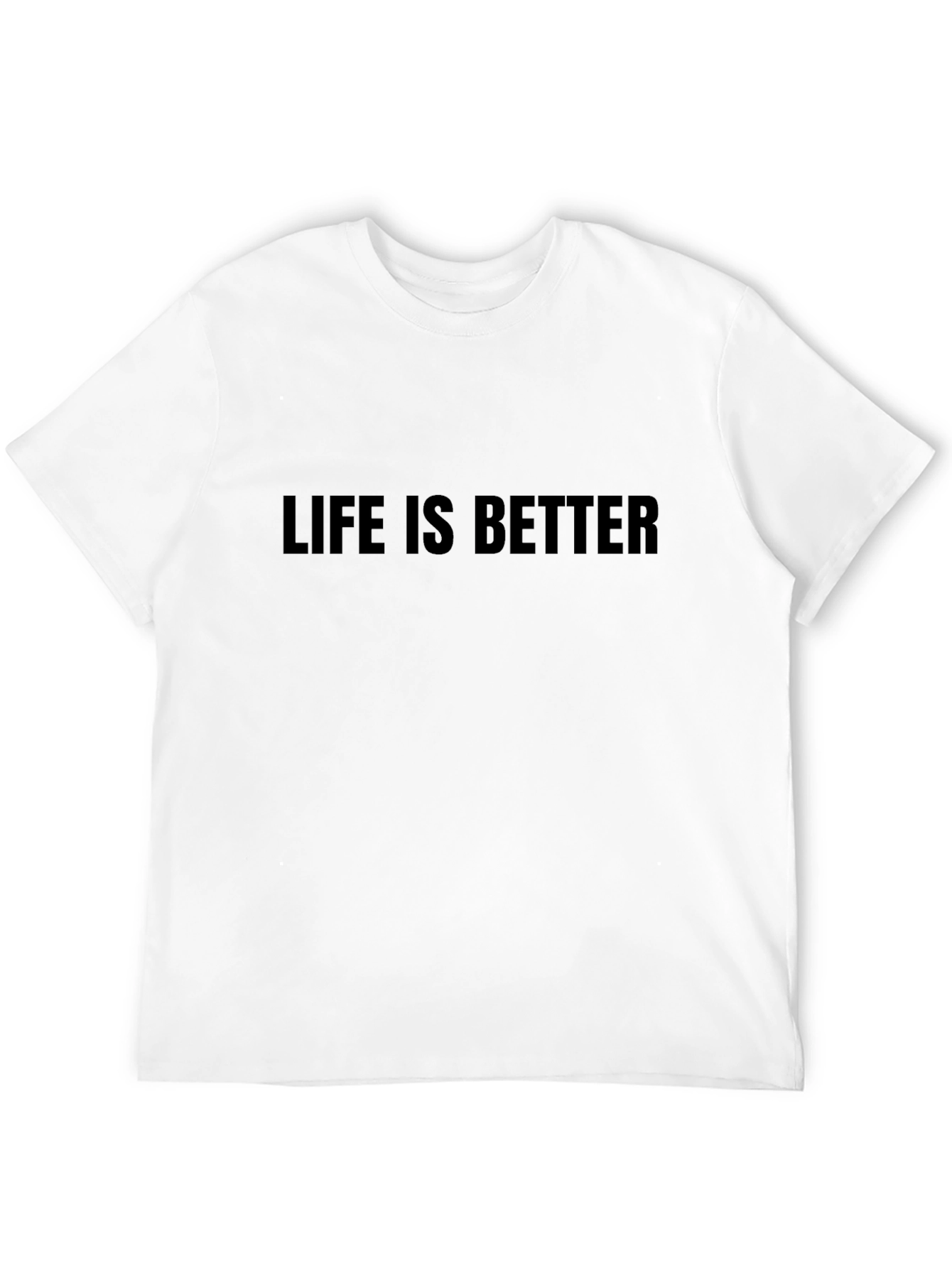 Life is Better - Mens Black Graphic Tee