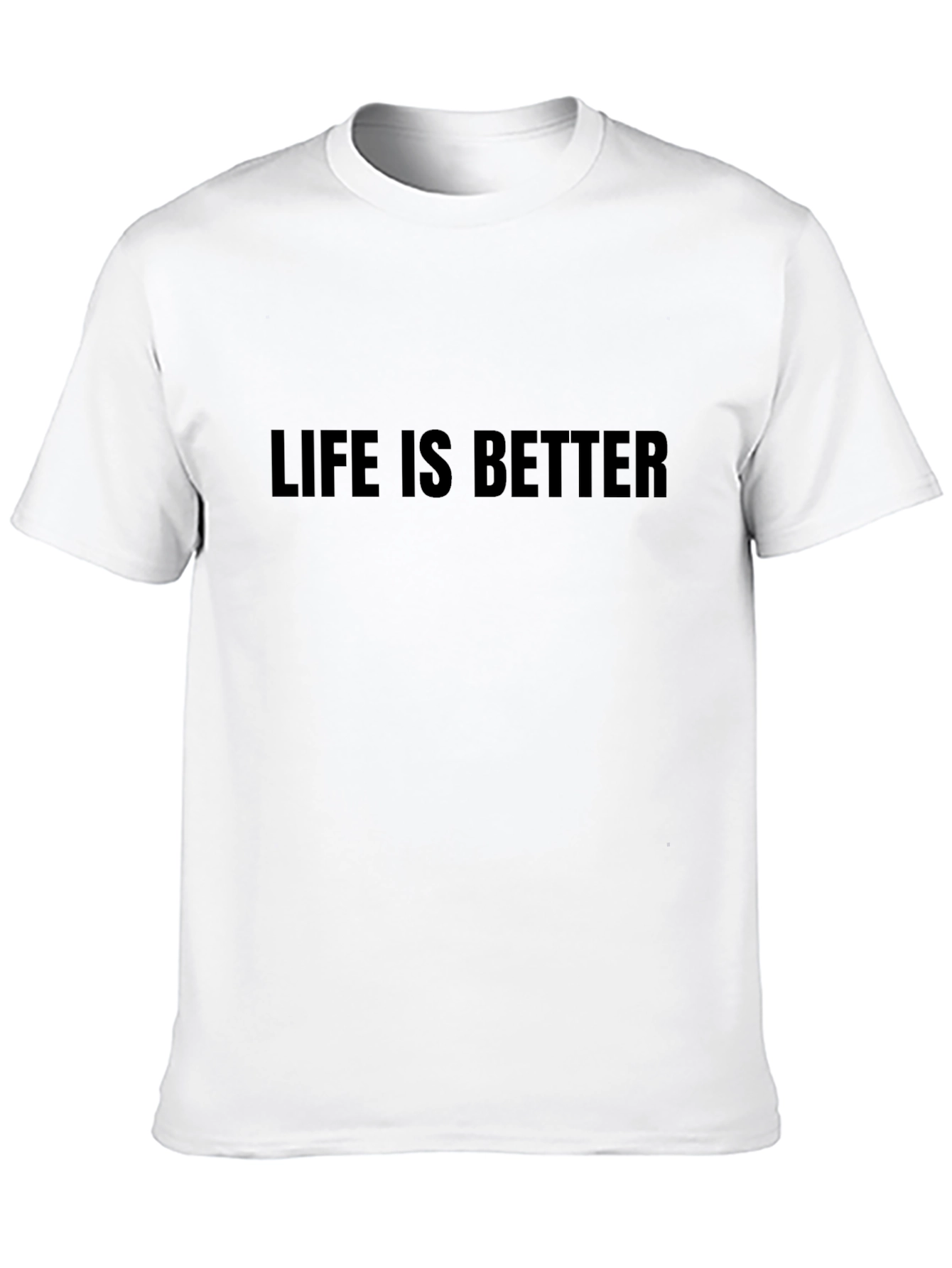 Life is Better - Mens Black Graphic Tee