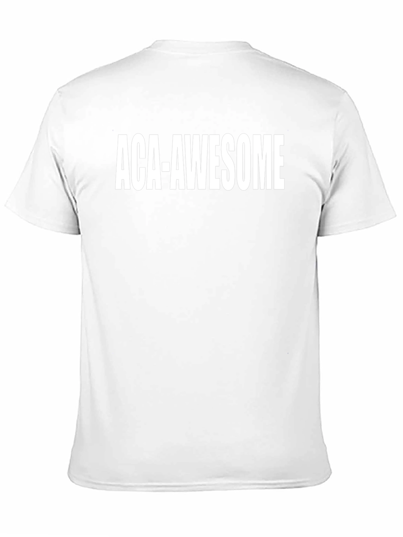 ACA-Awesome Graphic Tee - Black Cotton Blend