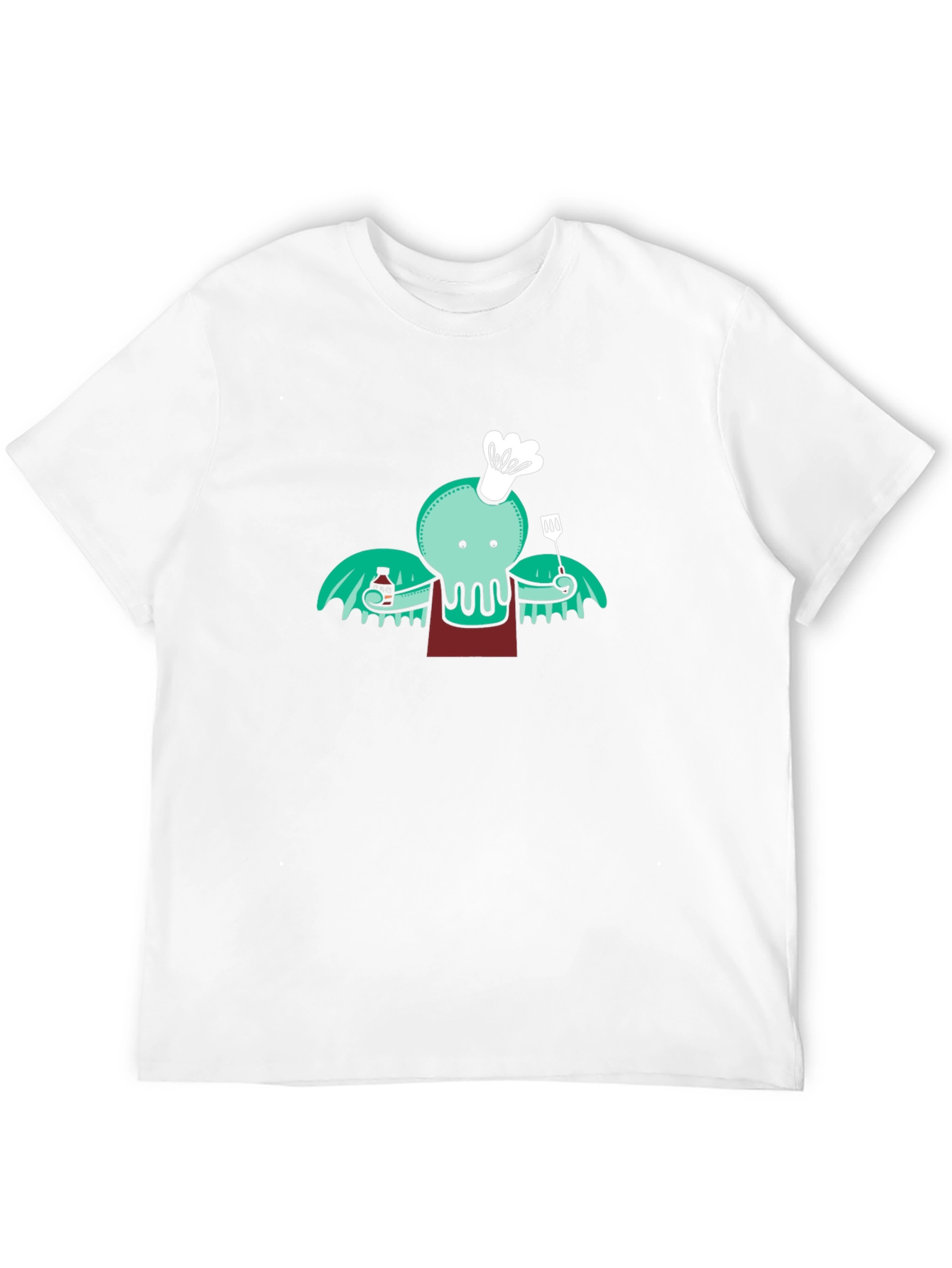 Chef Cthulhu T-Shirt - Kraken BBQ Master