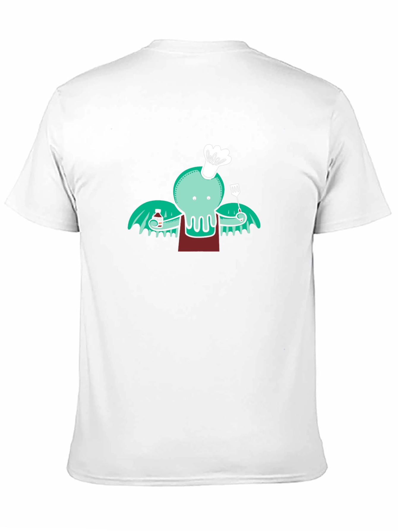 Chef Cthulhu T-Shirt - Kraken BBQ Master
