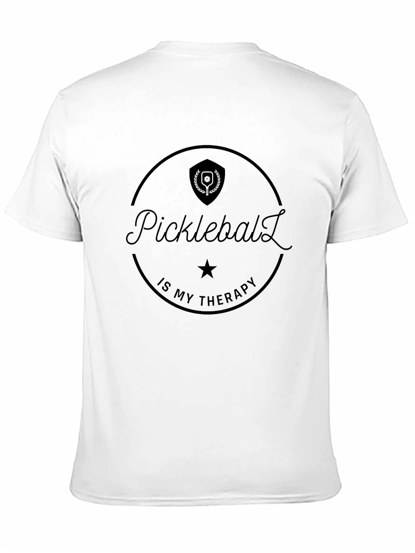 Pickleball Therapy Graphic T-Shirt - Sporty Comfort