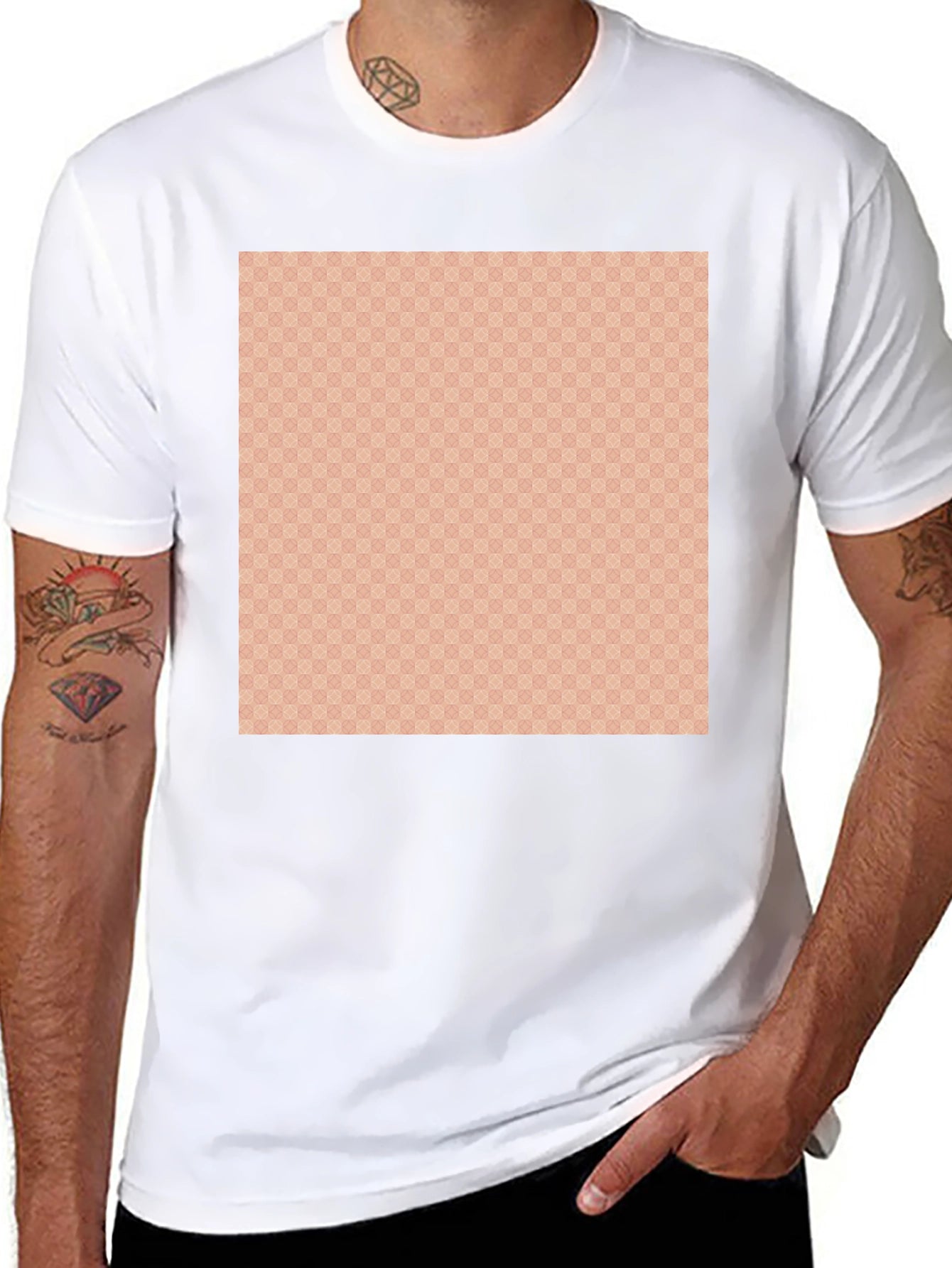 Modern Pattern Tee - Stylish Casual Wear