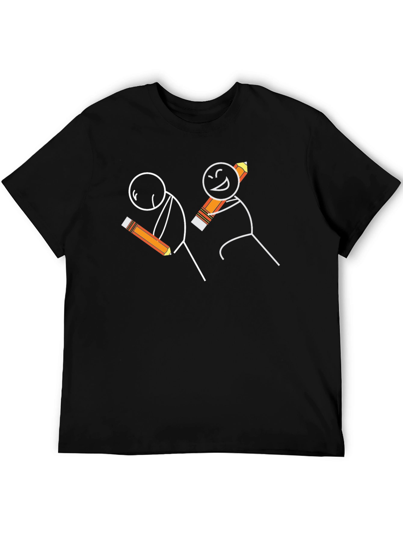 Funny Stick Figure Pencil T-Shirt