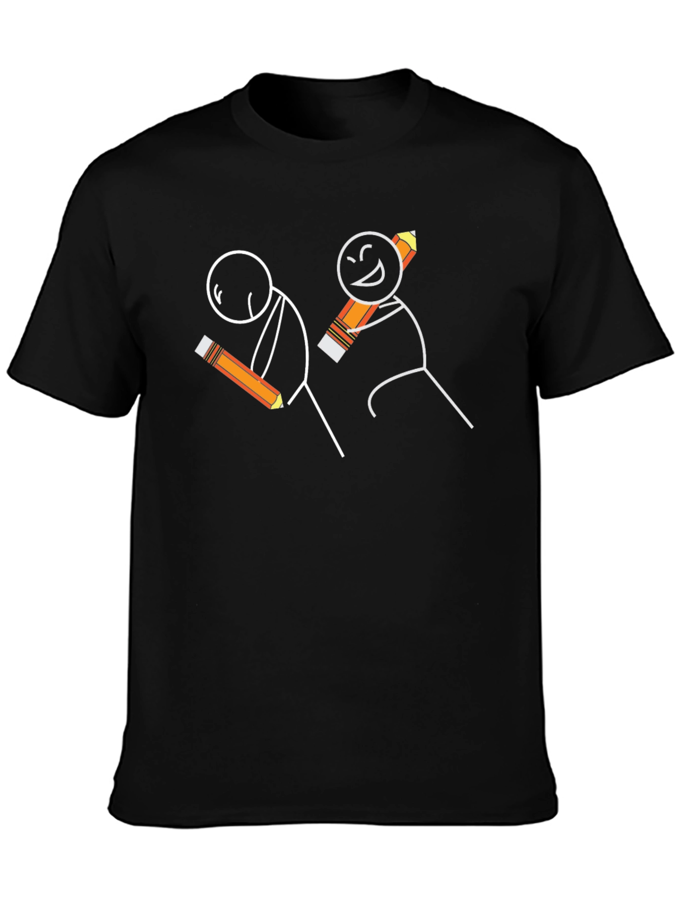 Funny Stick Figure Pencil T-Shirt