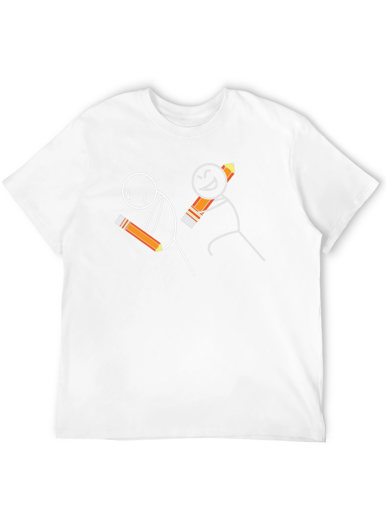 Funny Stick Figure Pencil T-Shirt
