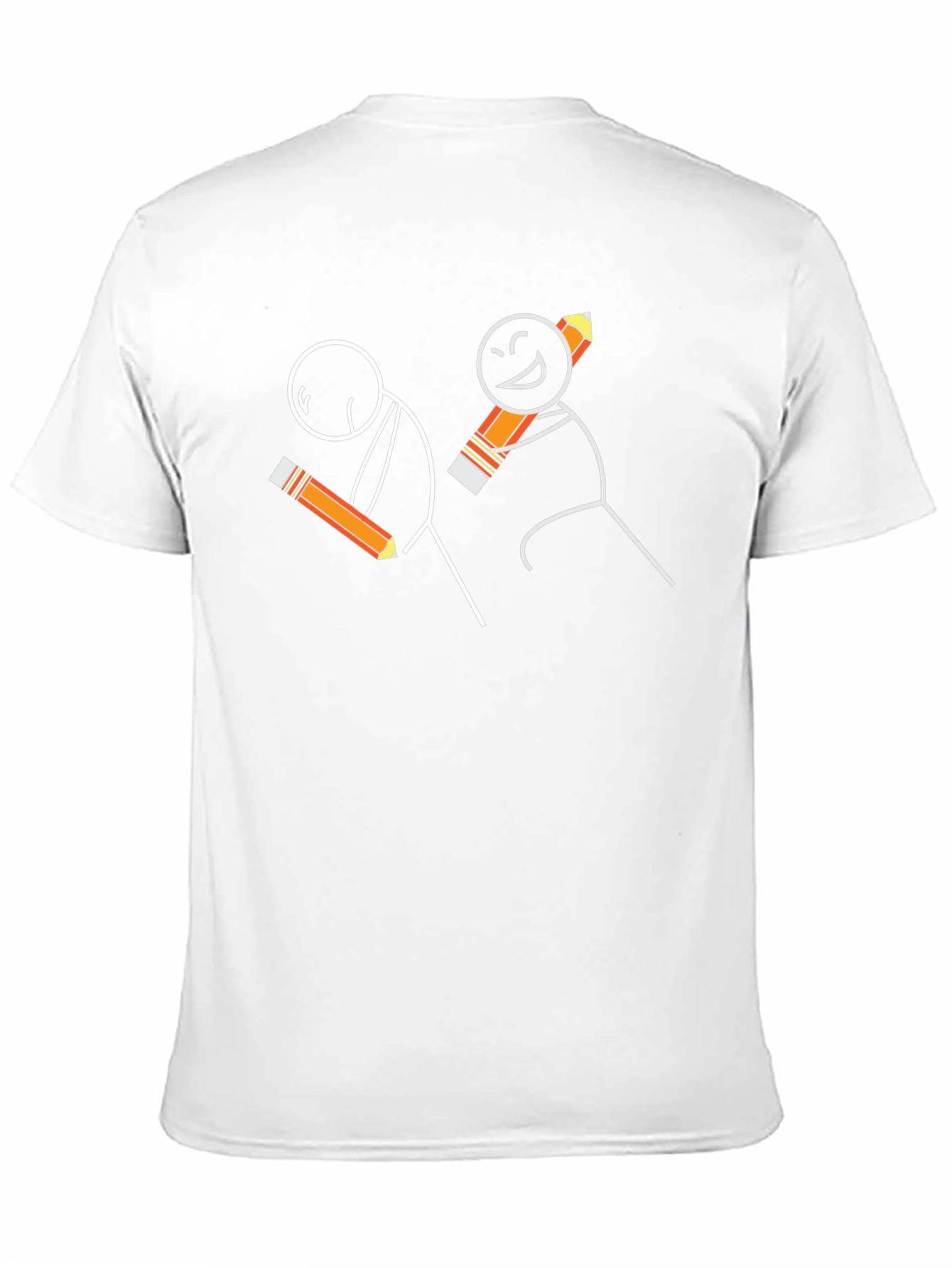 Funny Stick Figure Pencil T-Shirt