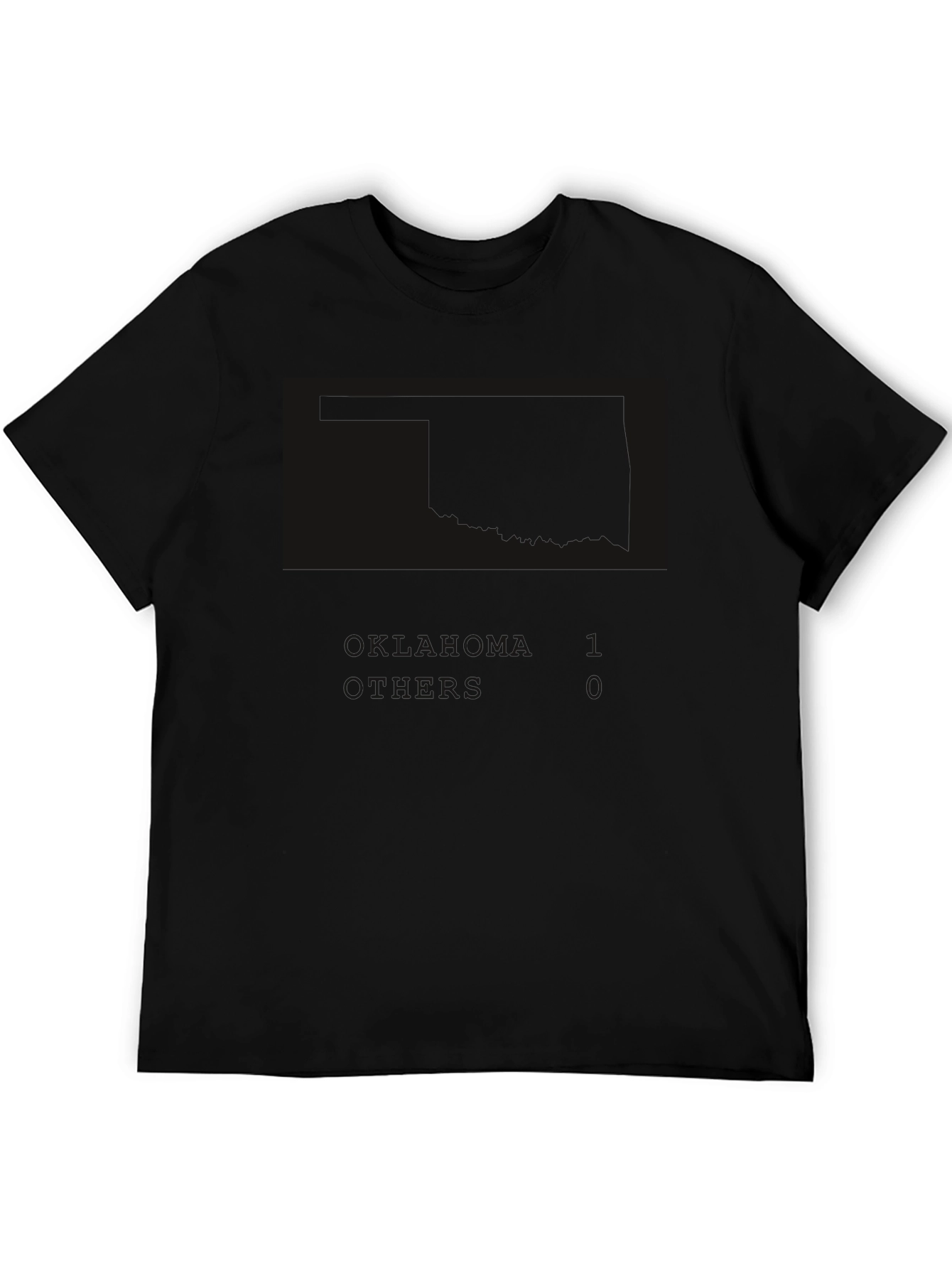 Mens Solid Black Classic T-Shirt