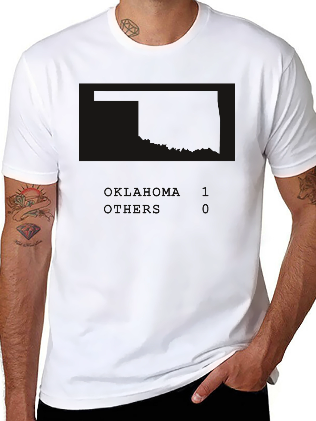 Mens Solid Black Classic T-Shirt