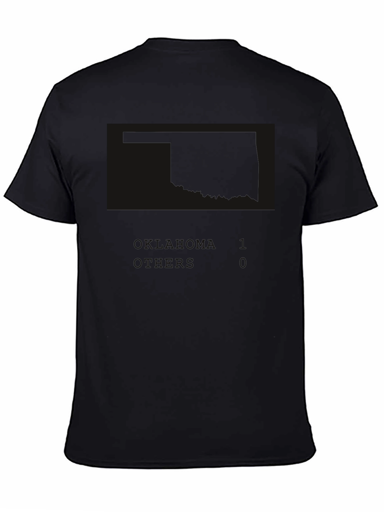 Mens Solid Black Classic T-Shirt