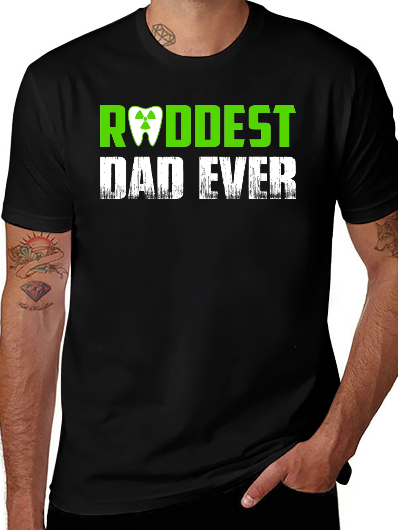 Rad Dad Ever T-Shirt - Fun Dentist/Radiology Dad Gift