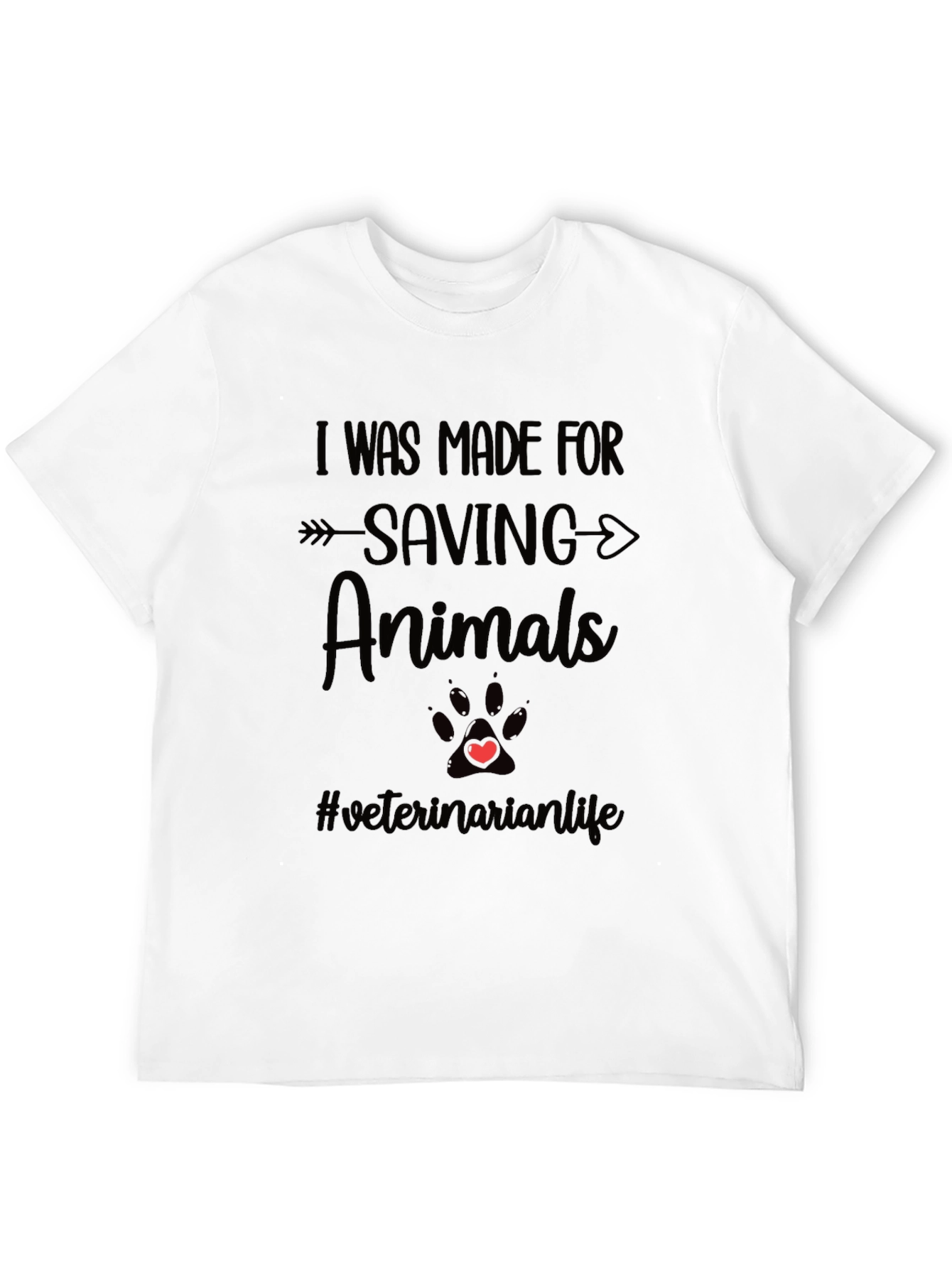 Saving Animals T-Shirt Veterinarian Life