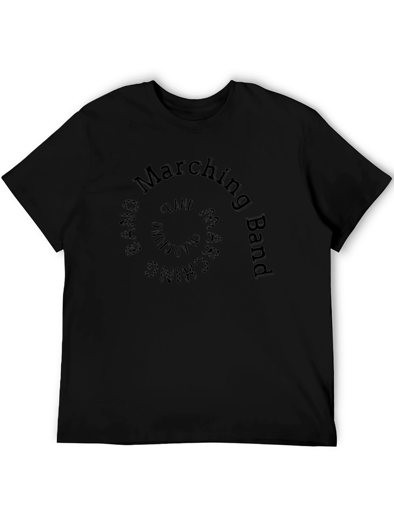 Marching Band Spiral Graphic T-Shirt