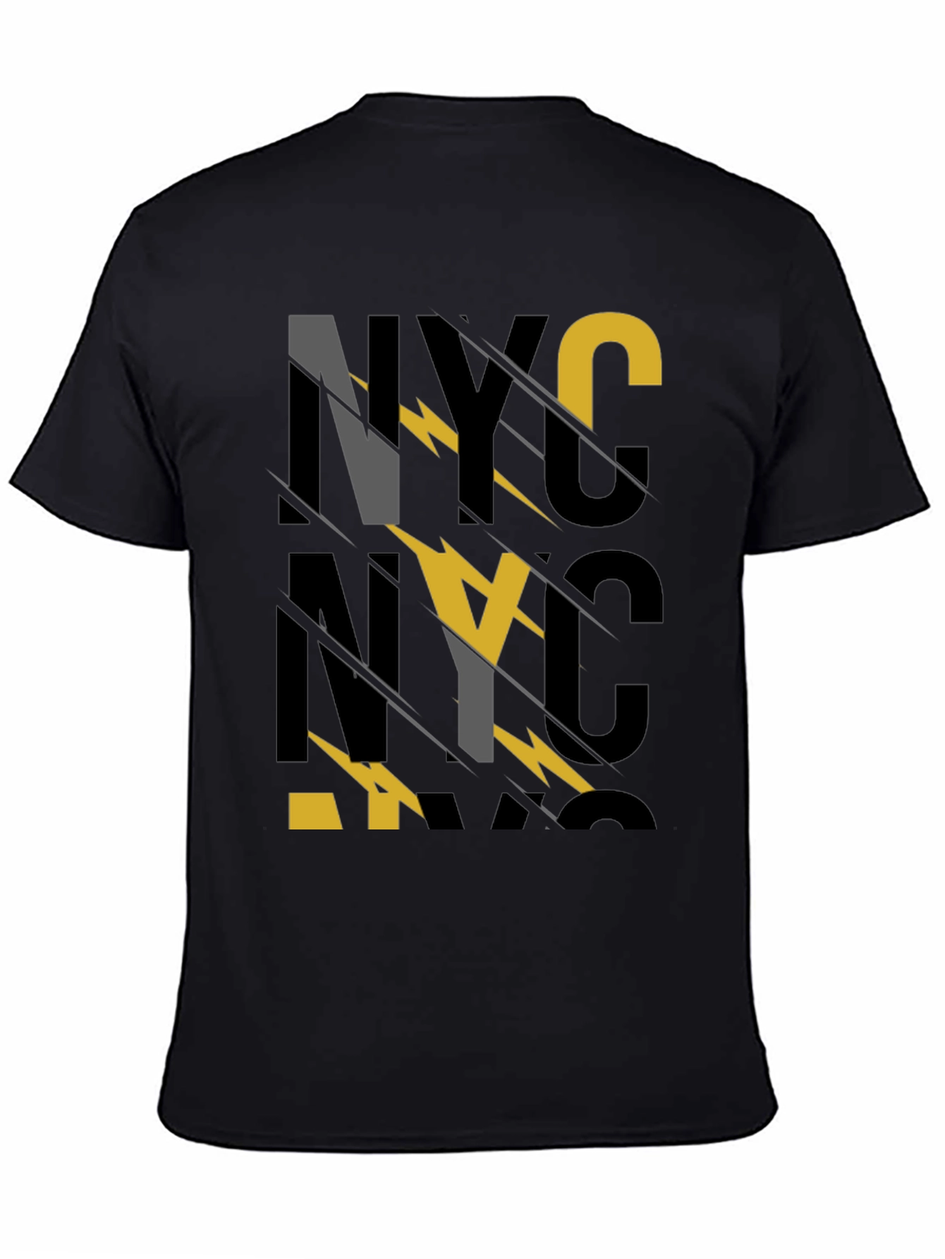 NYC Graphic Tee - Mens Black Short Sleeve