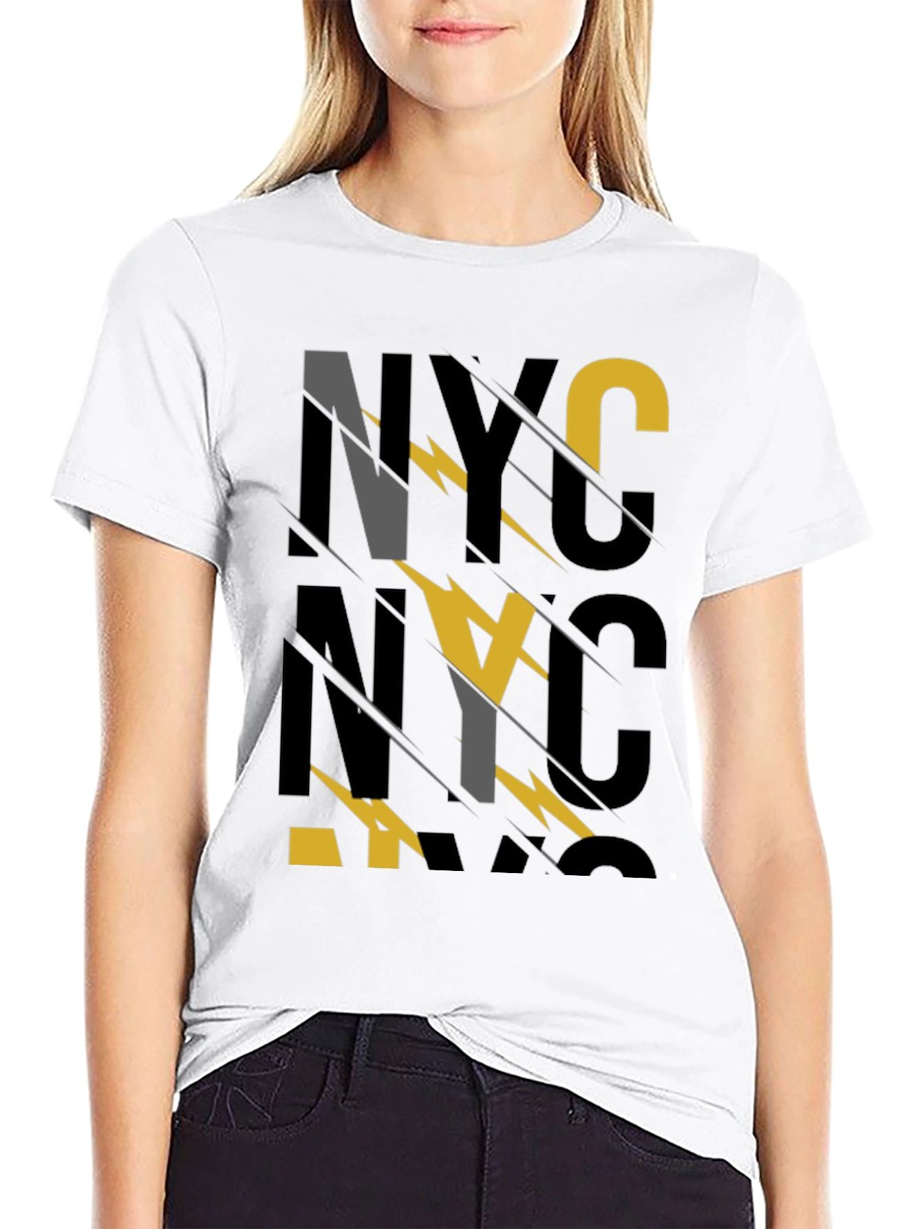 NYC Graphic Tee - Mens Black Short Sleeve