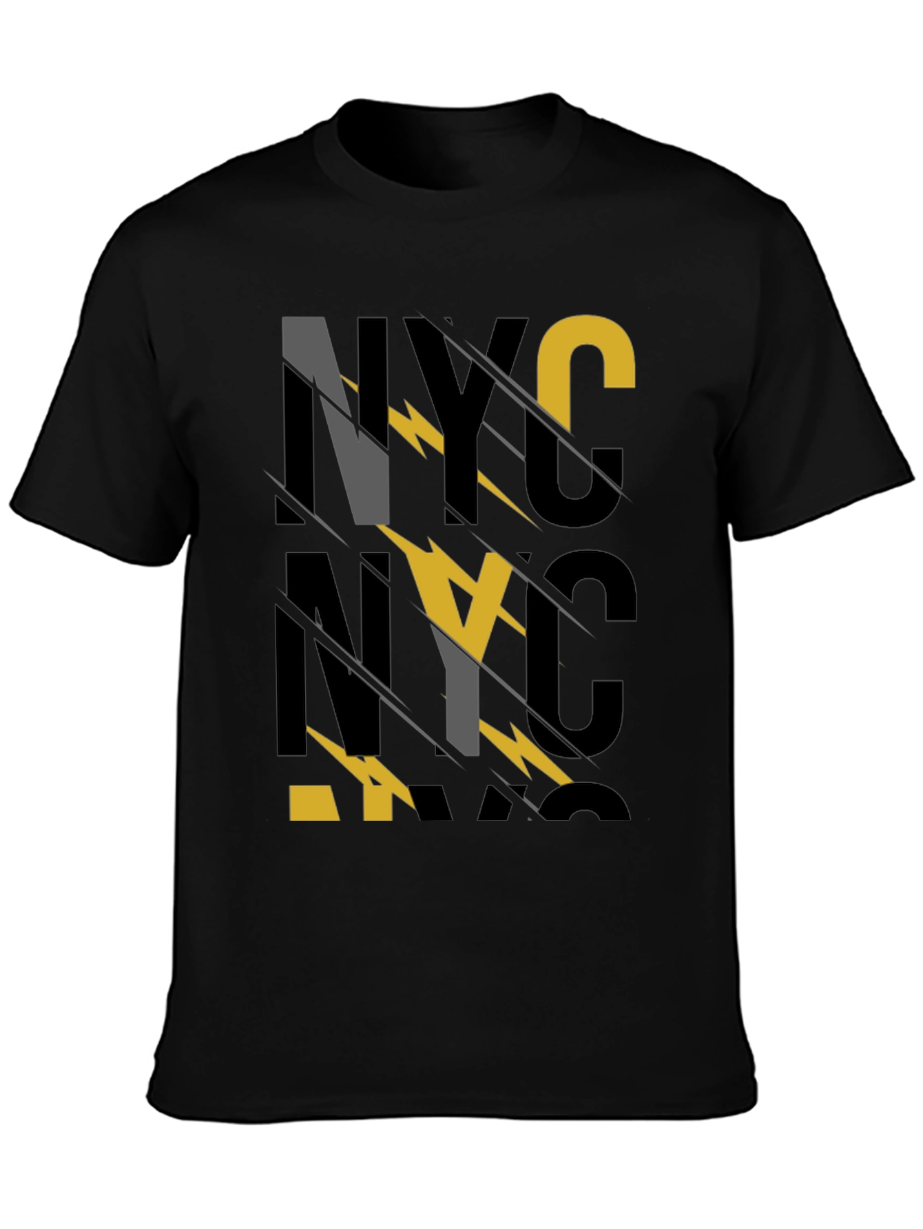 NYC Graphic Tee - Mens Black Short Sleeve