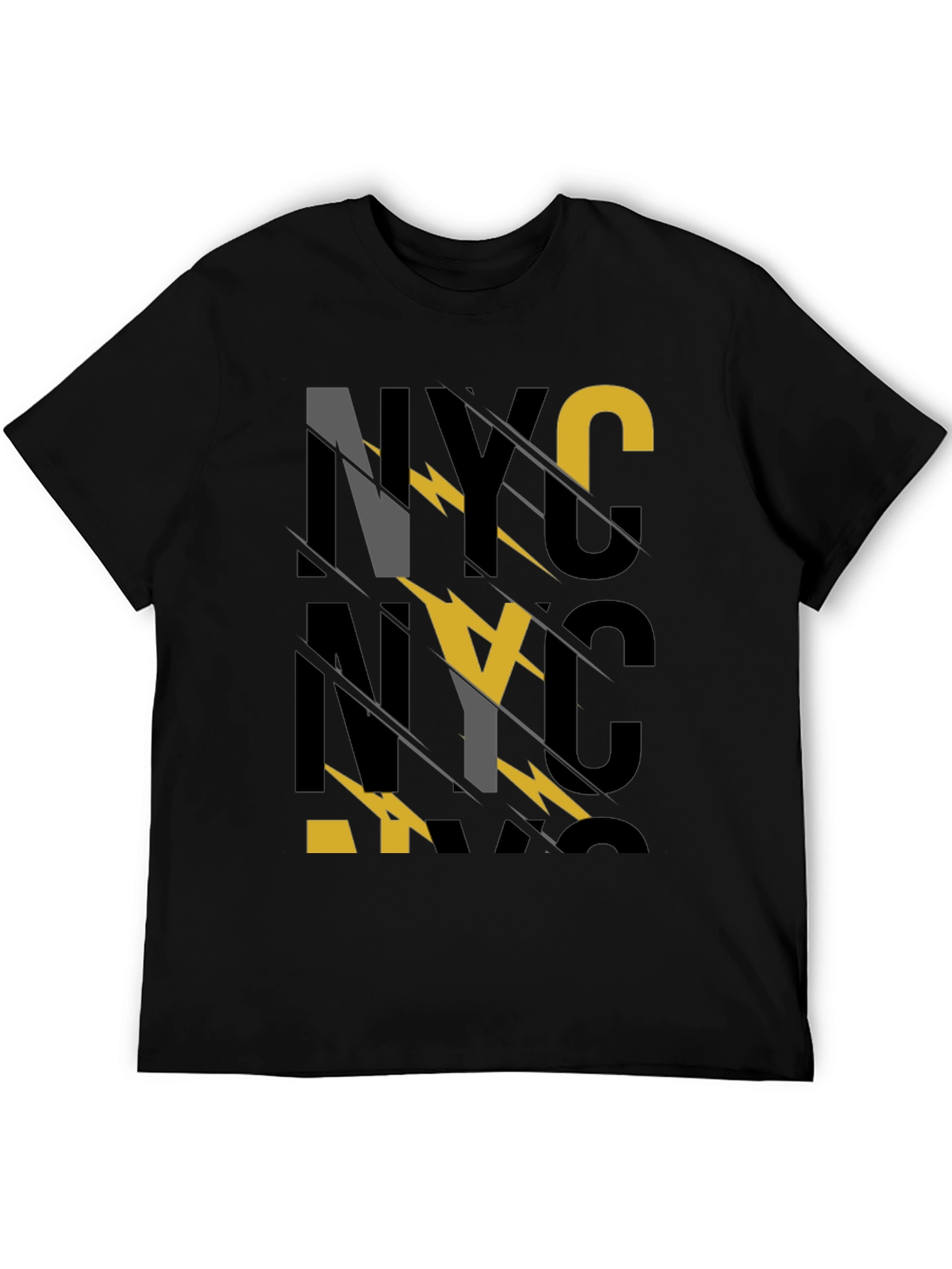 NYC Graphic Tee - Mens Black Short Sleeve