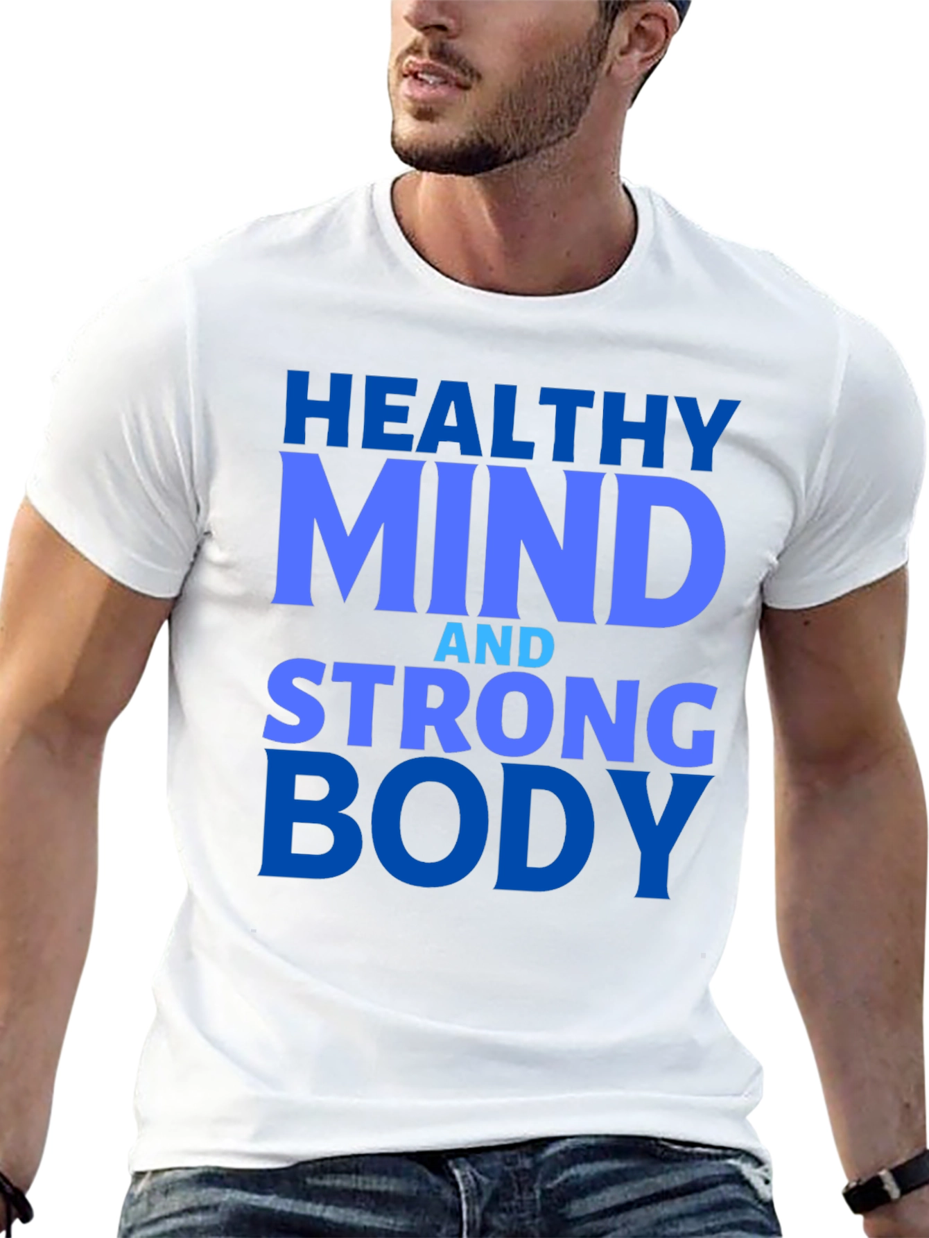 Healthy Mind Strong Body Graphic Tee