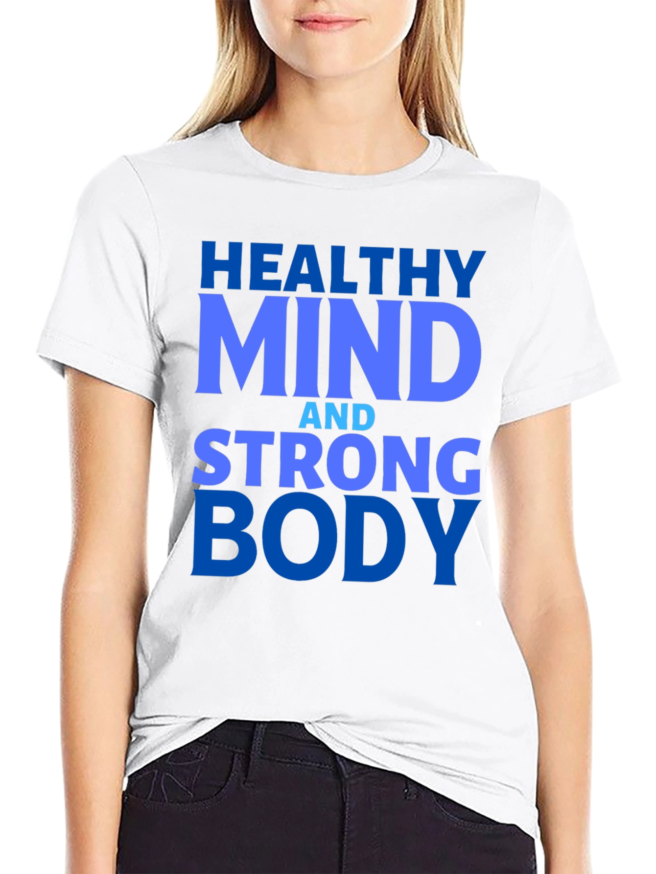 Healthy Mind Strong Body Graphic Tee