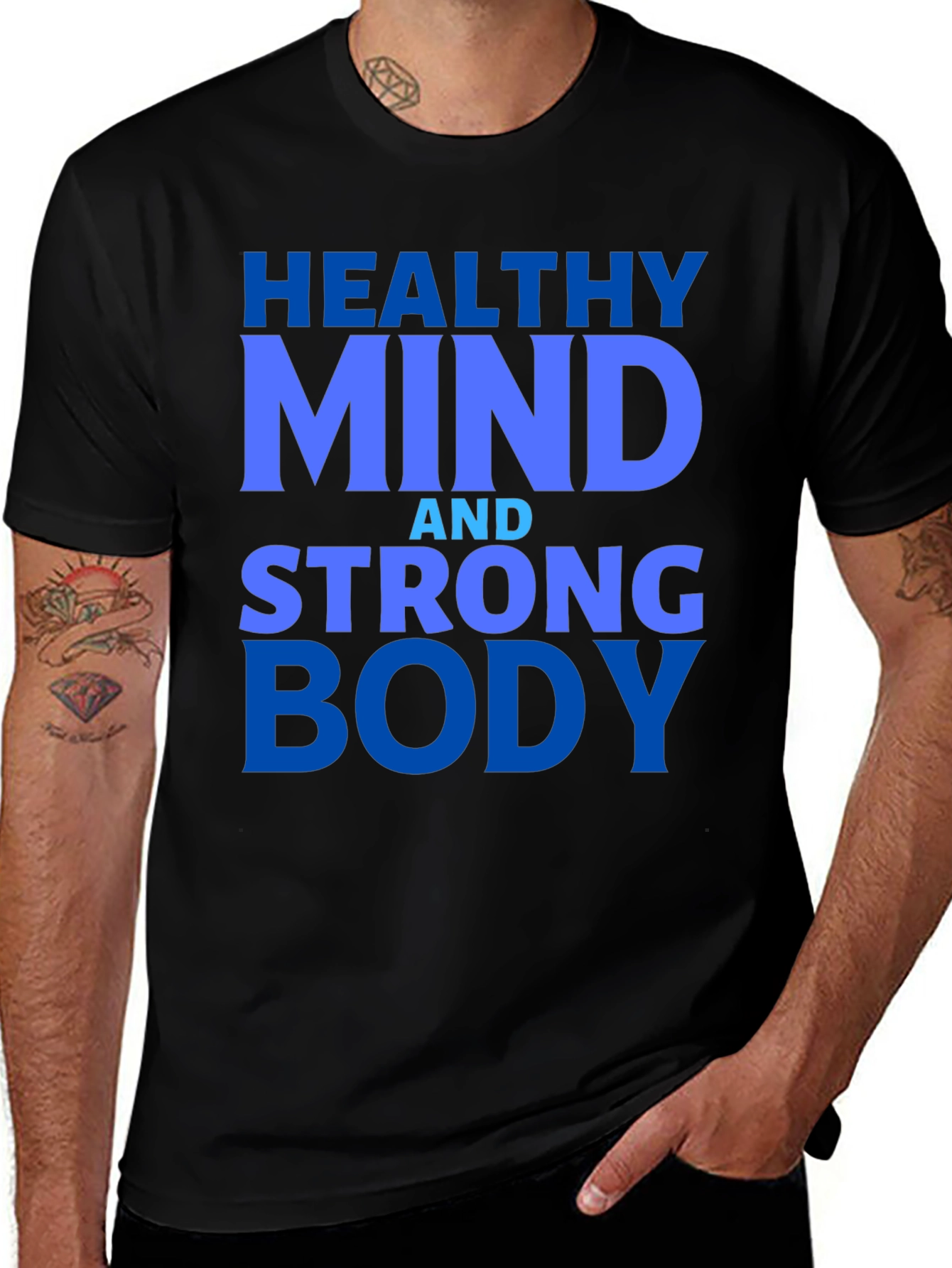 Healthy Mind Strong Body Graphic Tee