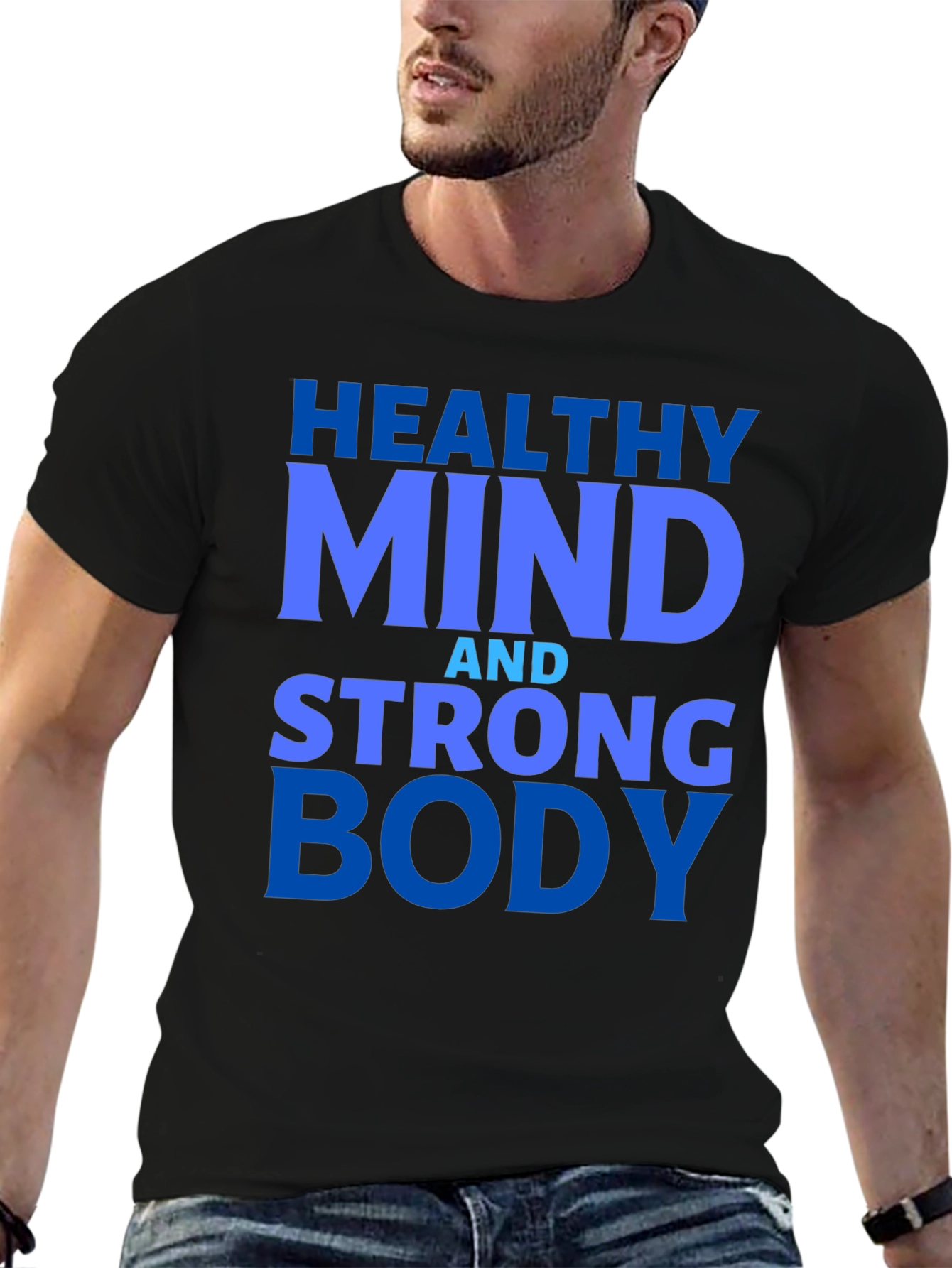 Healthy Mind Strong Body Graphic Tee