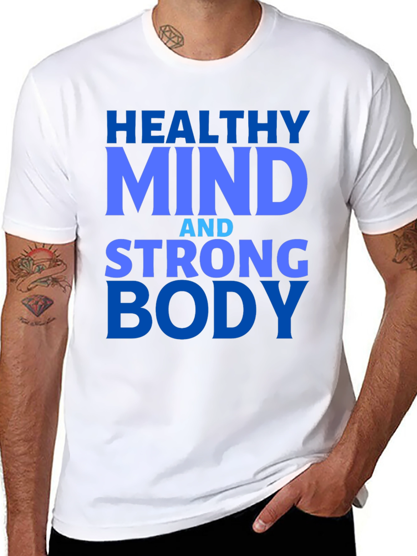 Healthy Mind Strong Body Graphic Tee