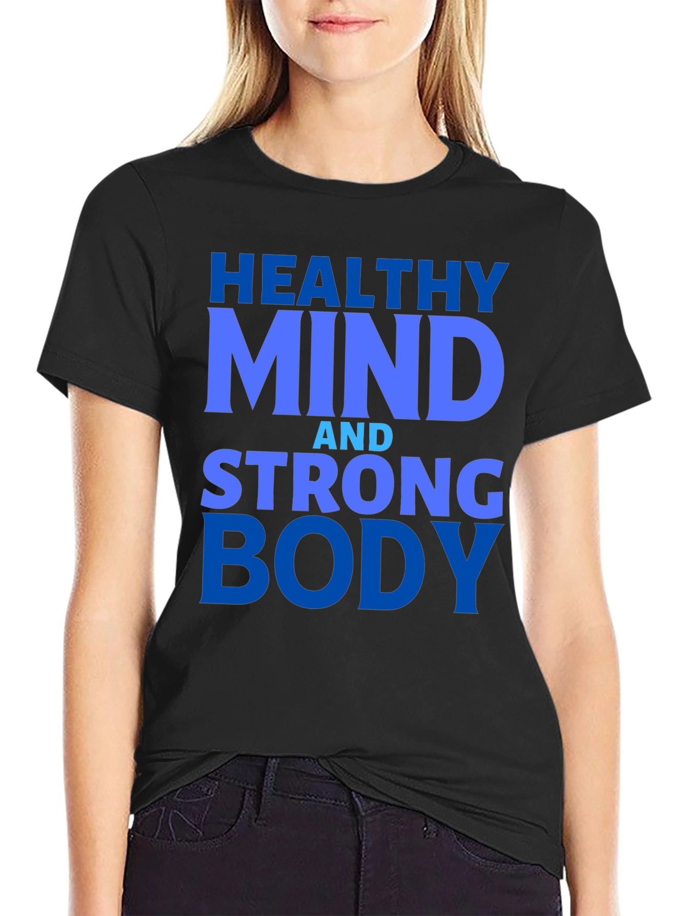 Healthy Mind Strong Body Graphic Tee