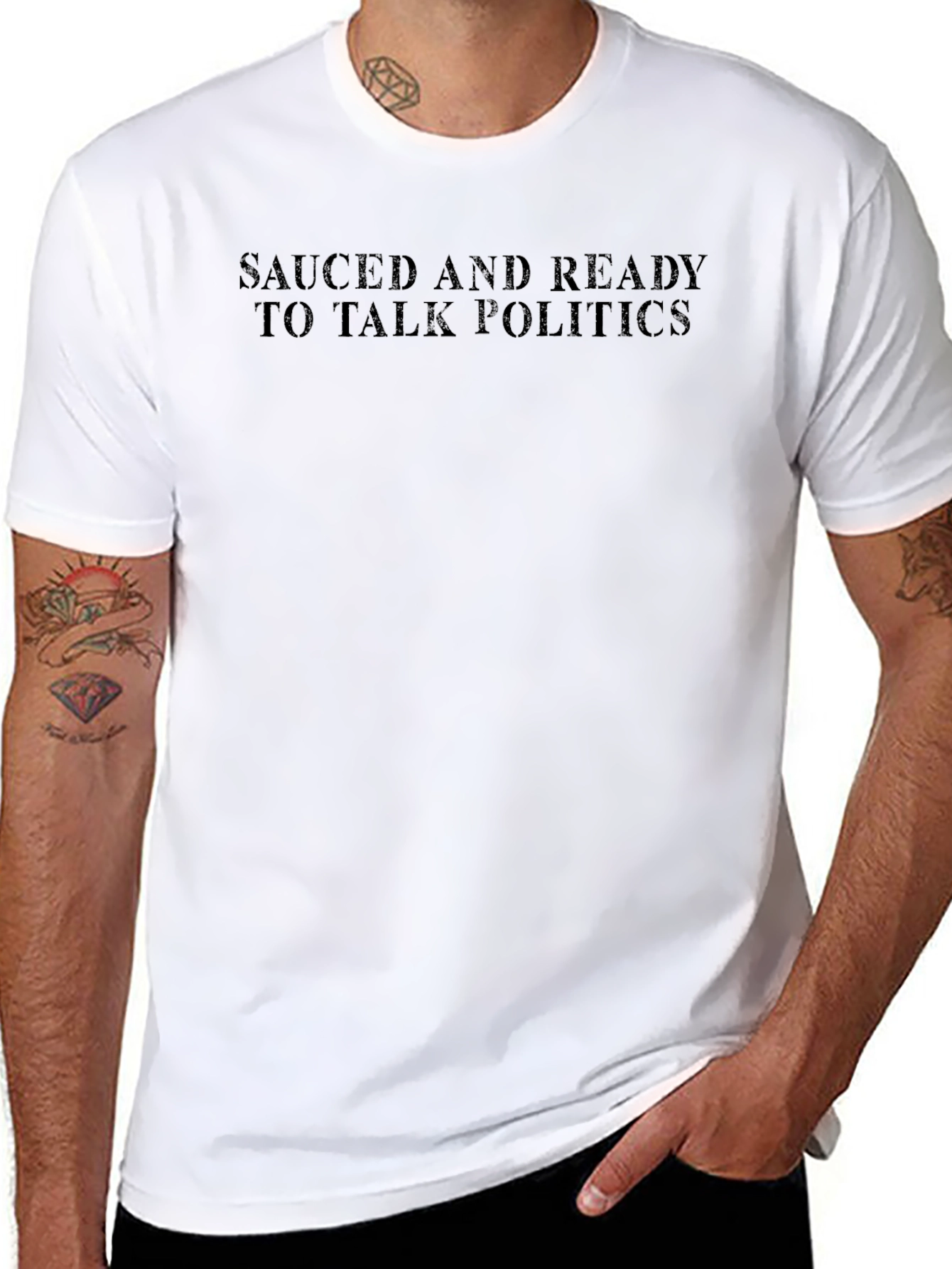 Sauced and Ready Political T-Shirt