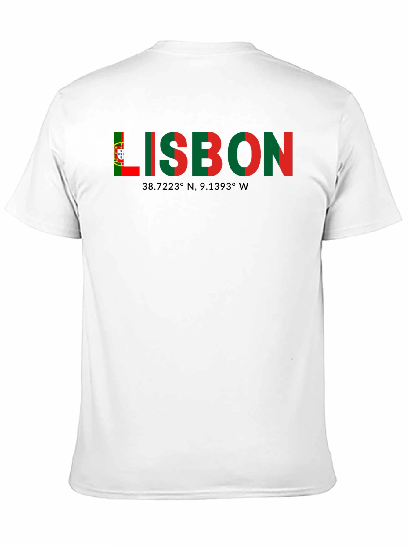 Lisbon Coordinates Graphic T-Shirt