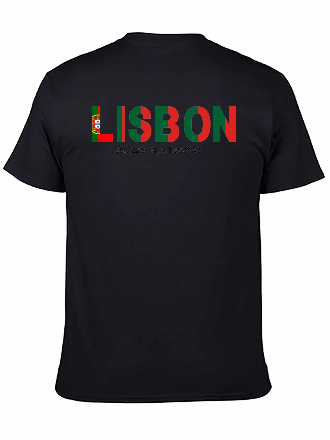 Lisbon Coordinates Graphic T-Shirt