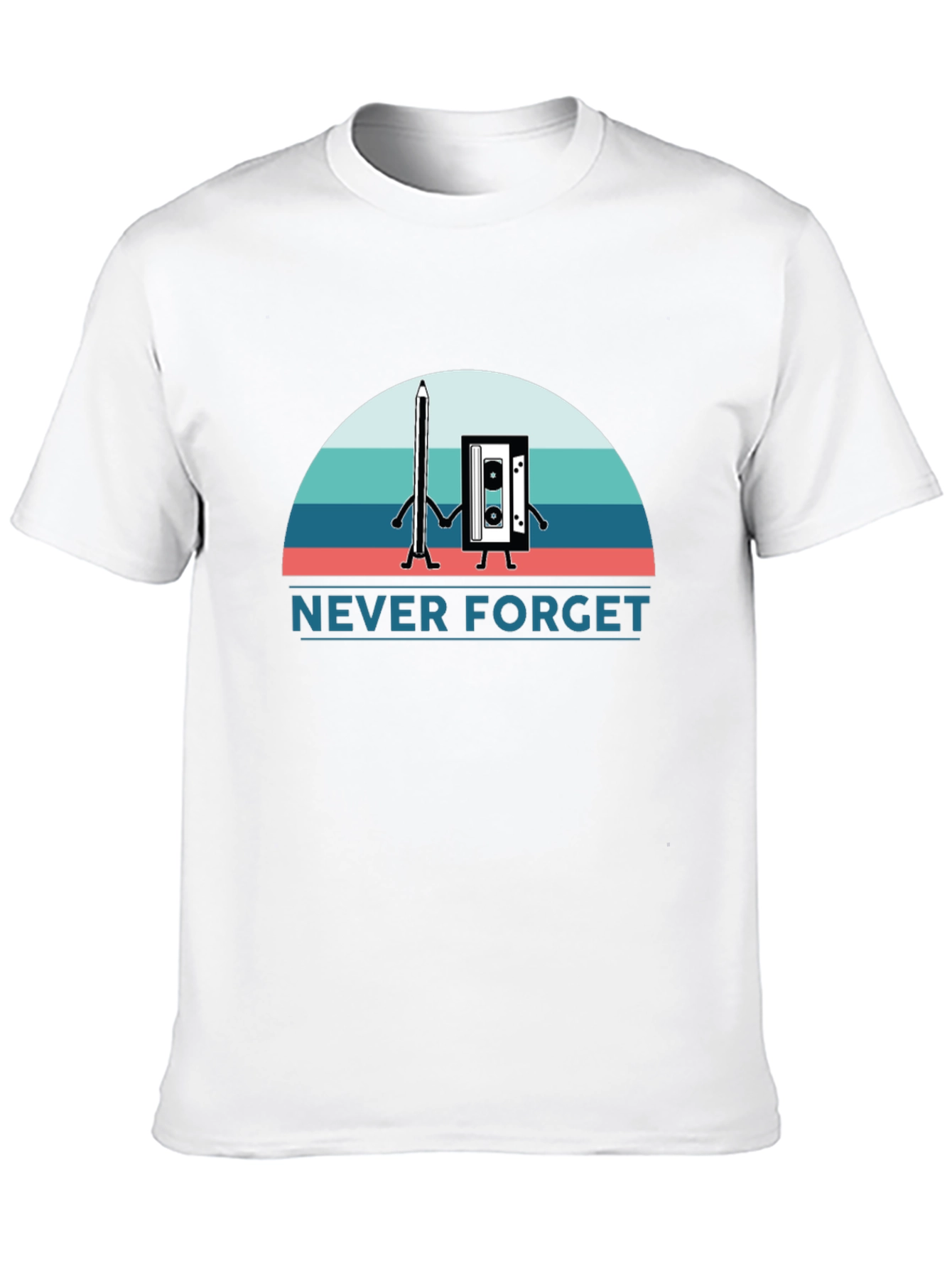 Retro Never Forget Cassette Tape T-Shirt