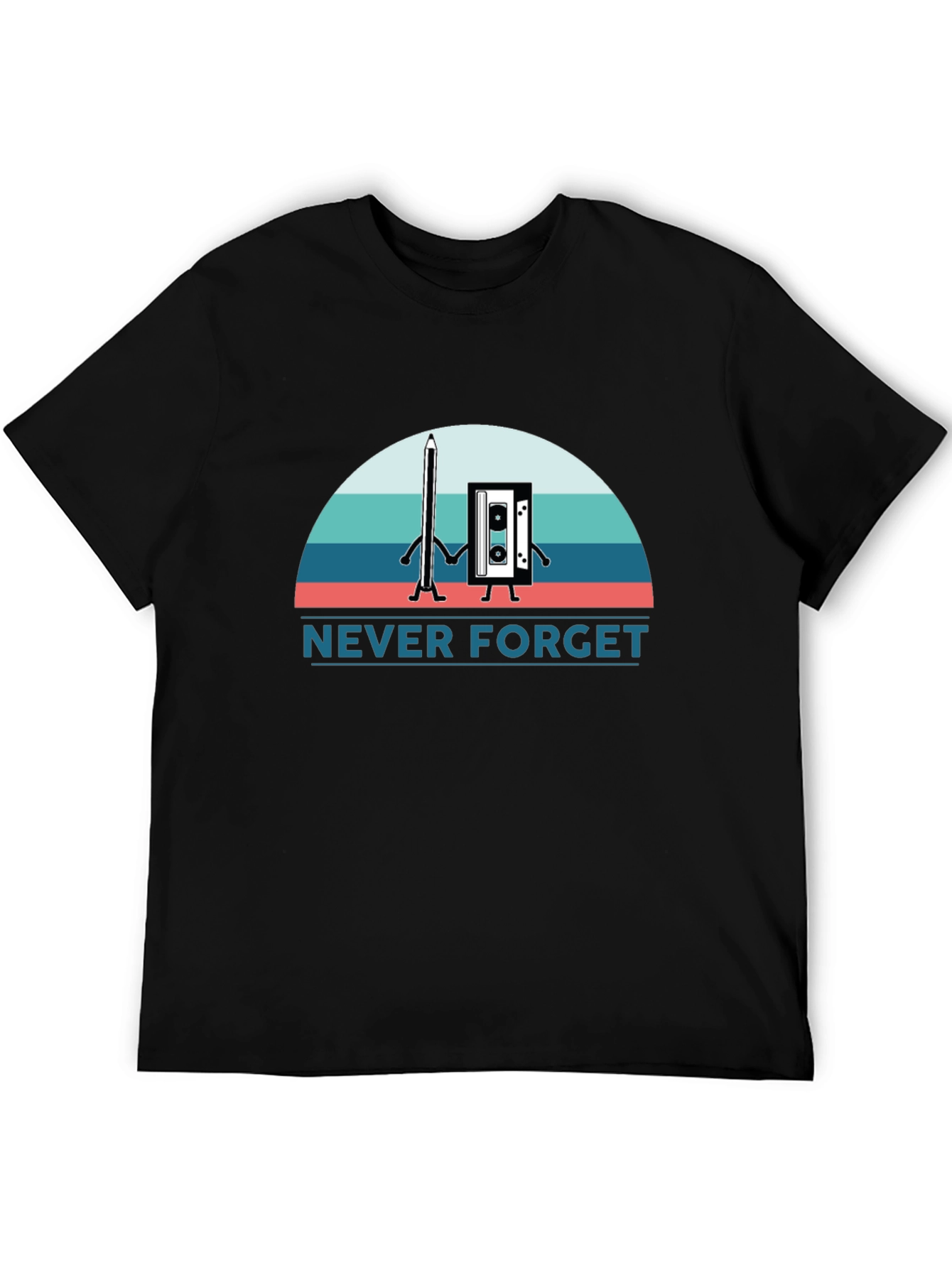 Retro Never Forget Cassette Tape T-Shirt