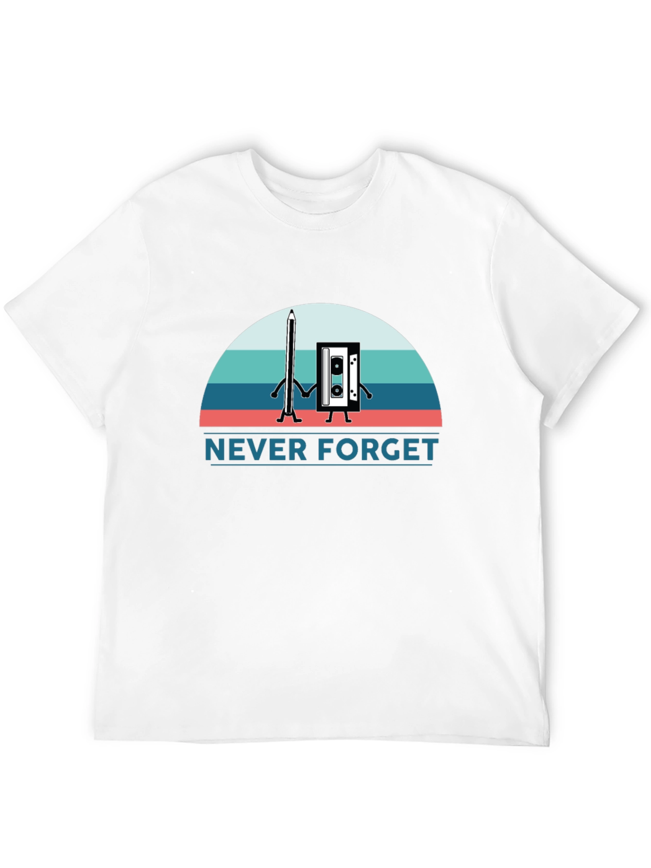 Retro Never Forget Cassette Tape T-Shirt
