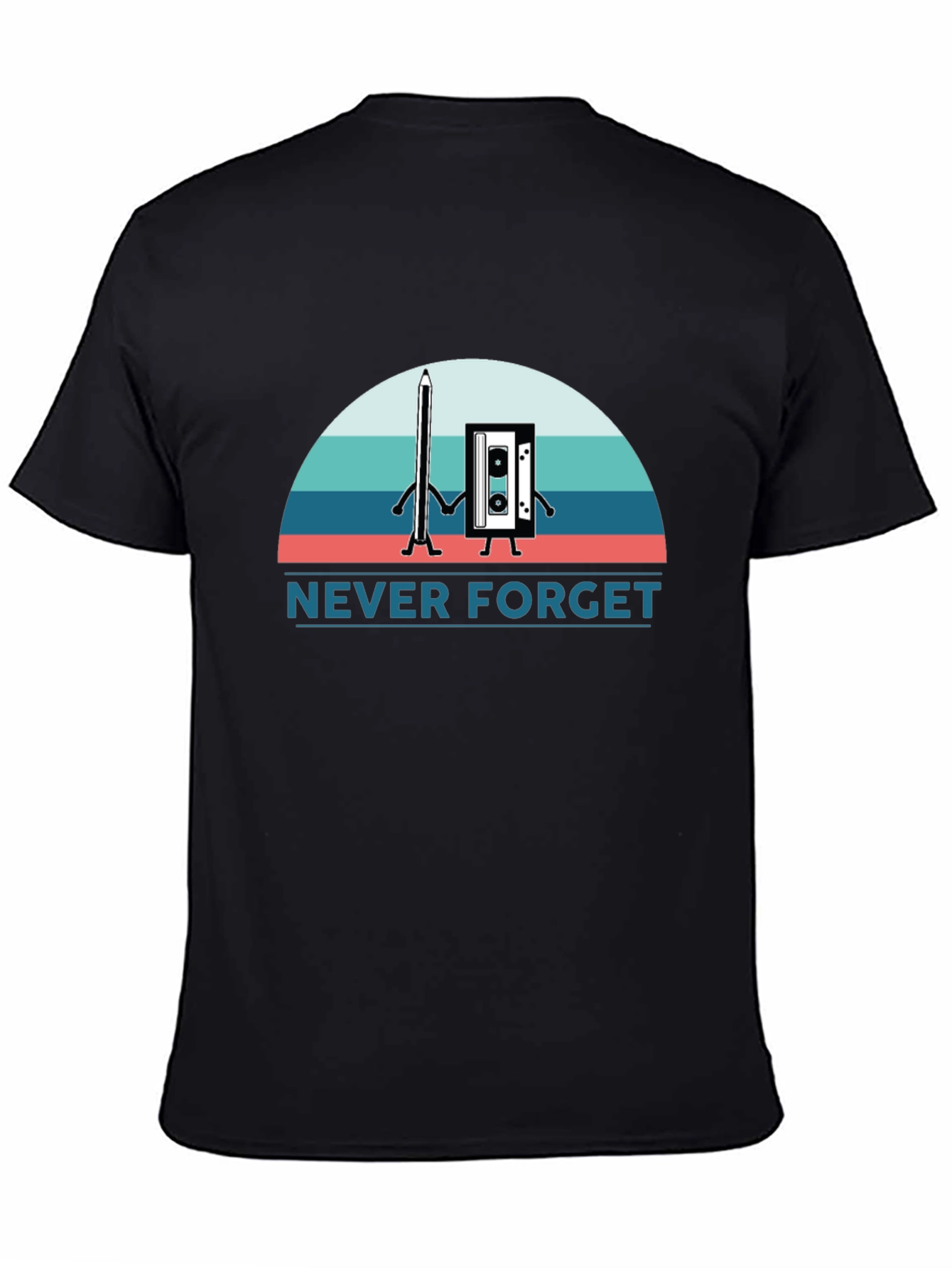 Retro Never Forget Cassette Tape T-Shirt