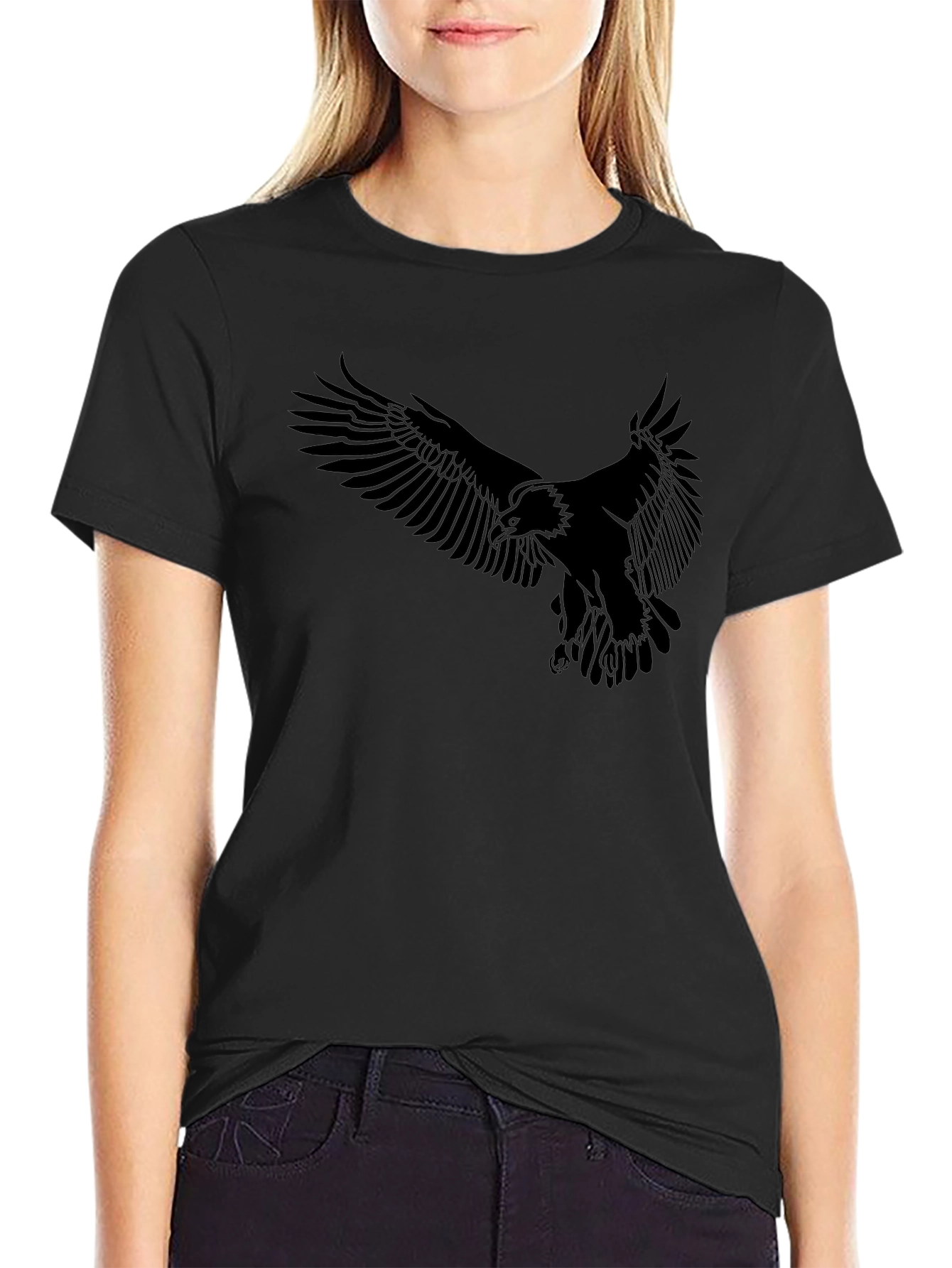 Eagle Graphic Black T-Shirt