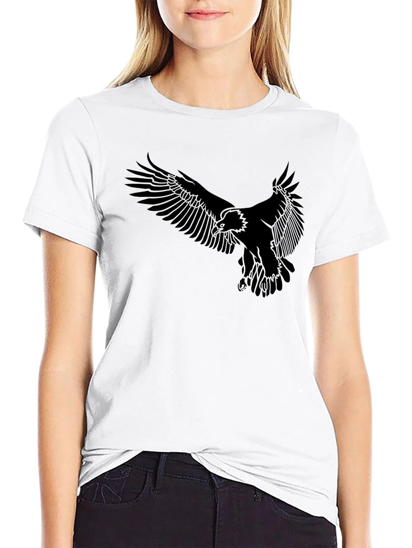 Eagle Graphic Black T-Shirt
