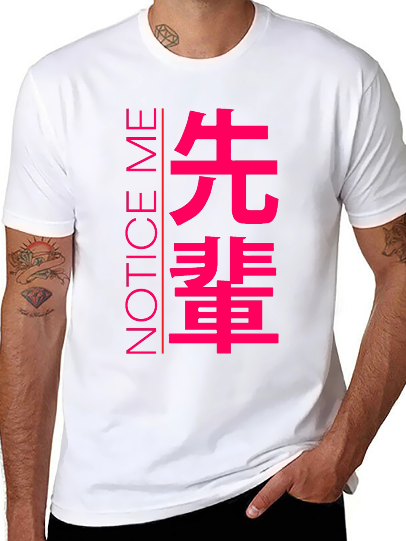 Notice Me Senpai T-Shirt - Anime Inspired Graphic Tee