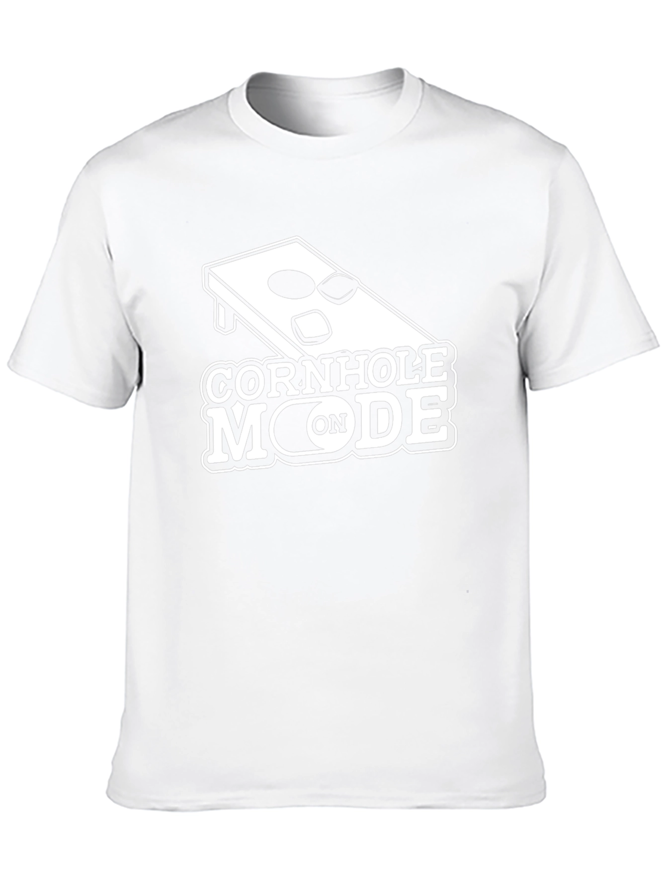 Cornhole Mode On Black Graphic Tee