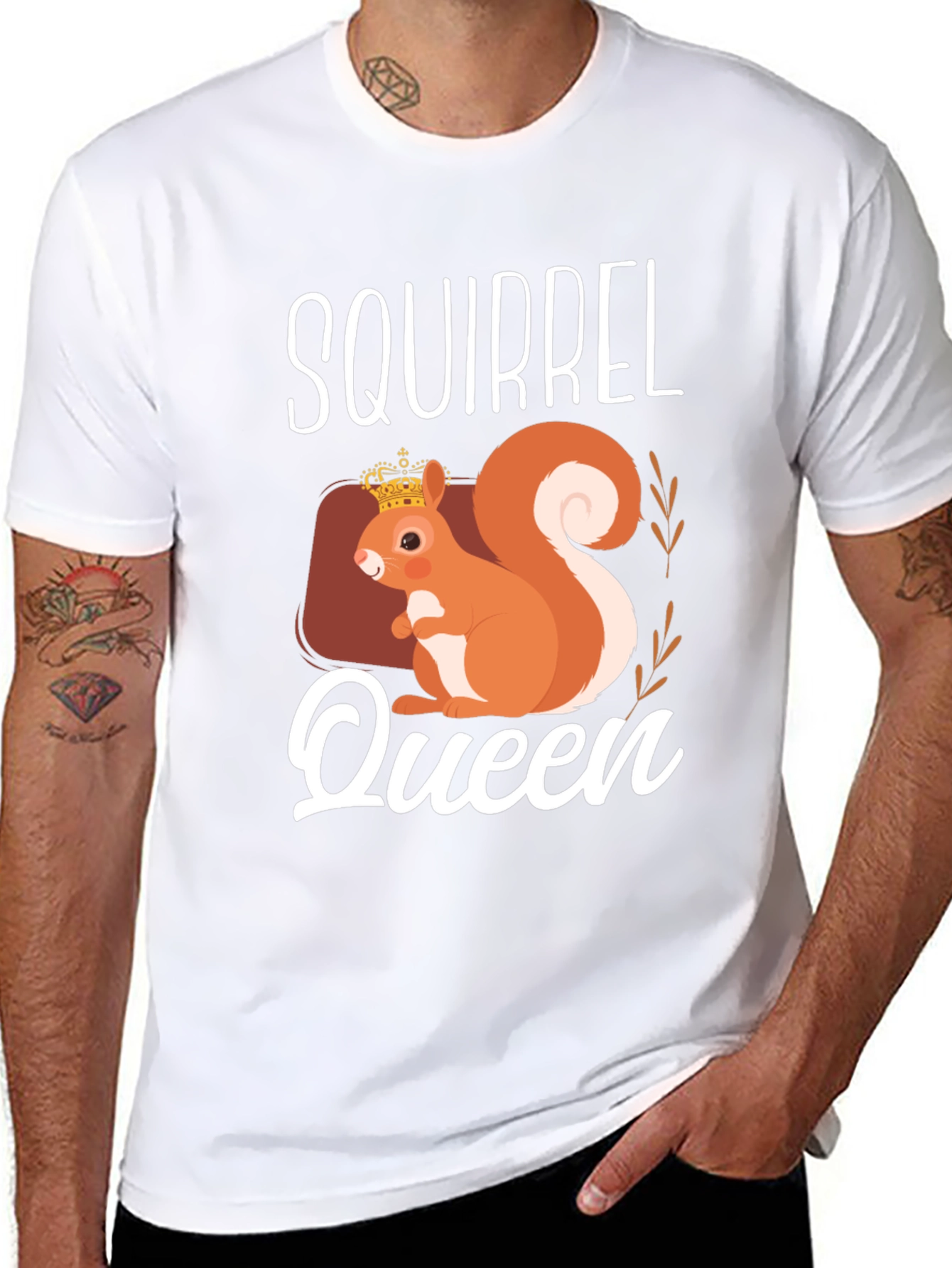 Squirrel Queen Graphic T-Shirt