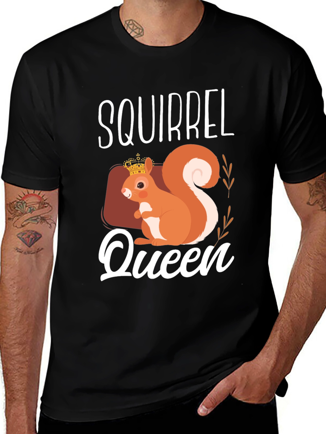 Squirrel Queen Graphic T-Shirt