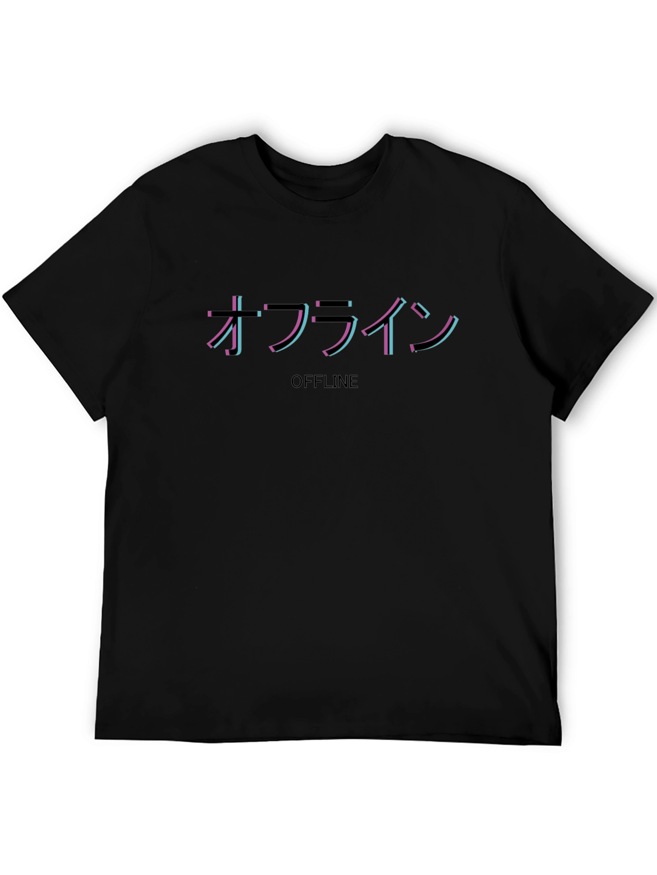 Offline Glitch T-Shirt - Japanese Aesthetic