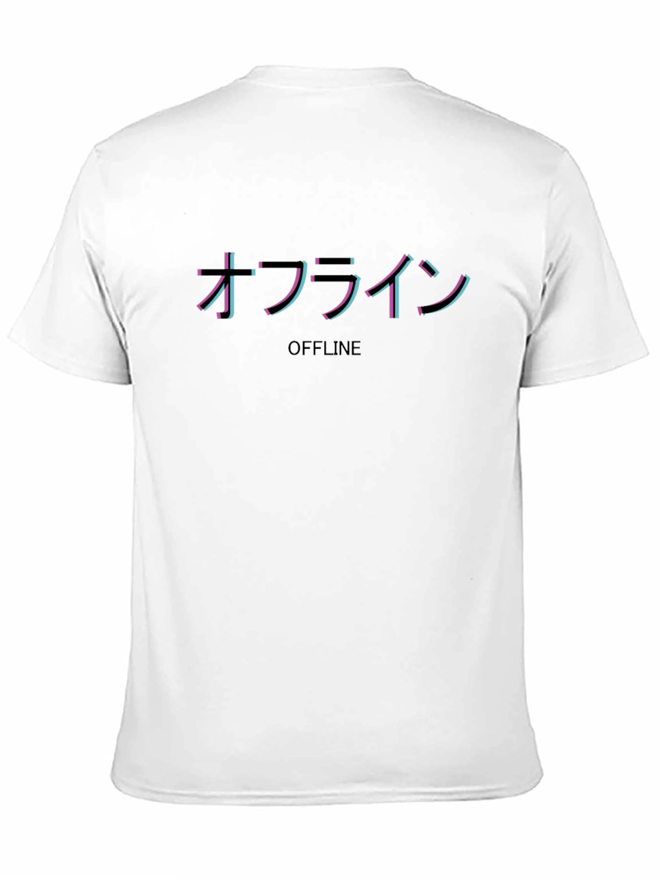 Offline Glitch T-Shirt - Japanese Aesthetic