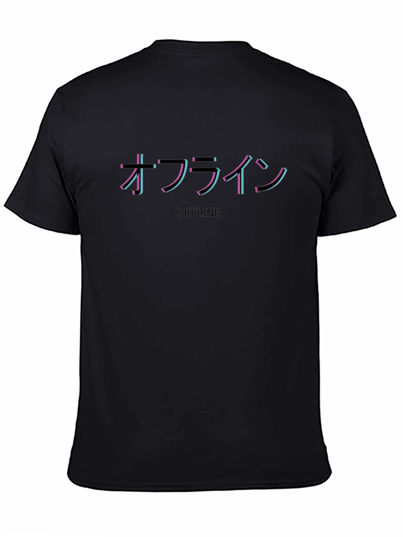 Offline Glitch T-Shirt - Japanese Aesthetic
