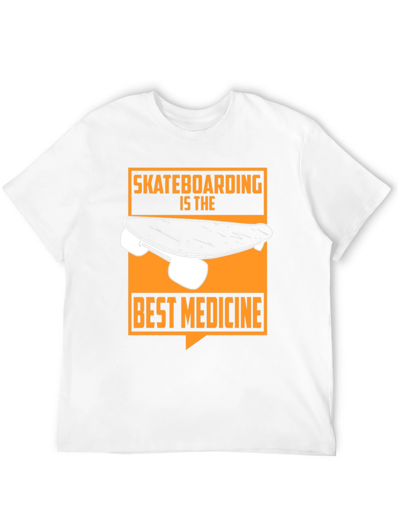 Skateboarding is the Best Medicine Graphic Tee